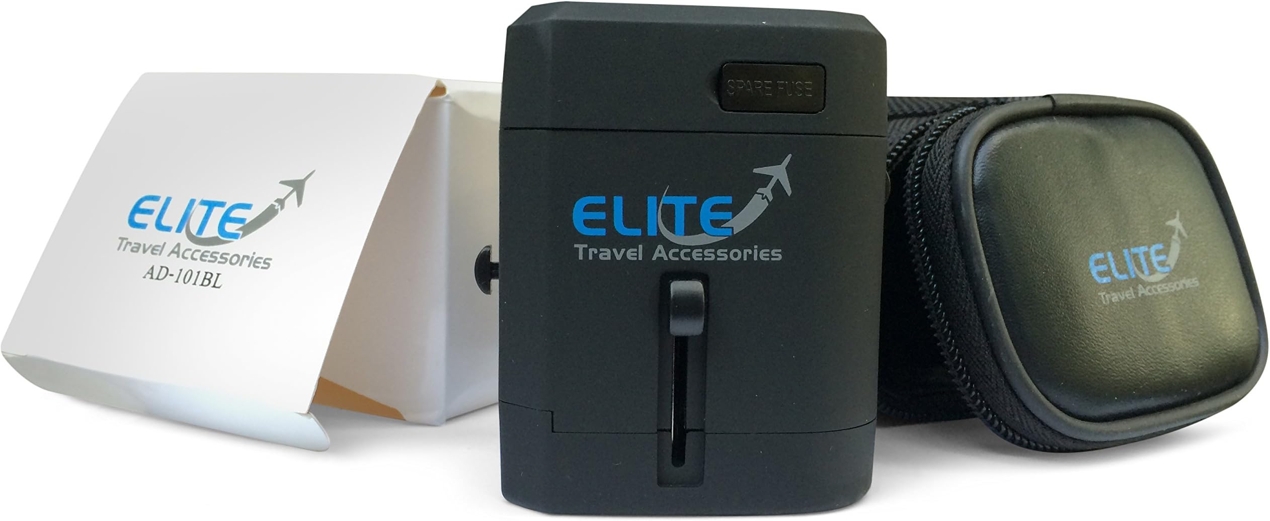 Elite Travel Accessories Foreign Electrical Adapters ~ Stay Connected in Over 150 Countries ~ Free World Class 100% Satisfaction Replacement Program ~ the Choice Is Yours…