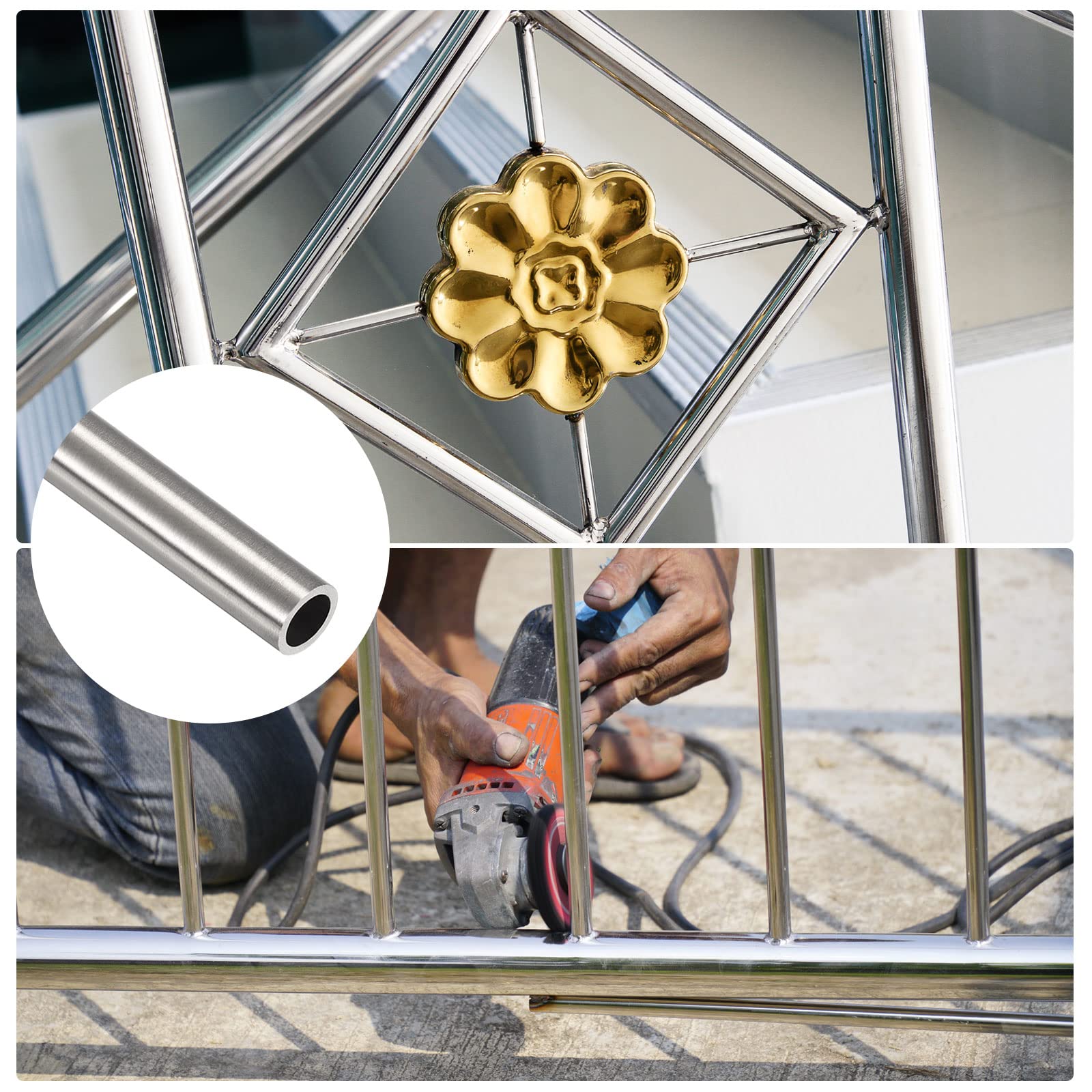 Produktbild von METALLIXITY 304 Edelstahl Rohr – 8 Mm Ø X 1 Mm Wand X 300 Mm Länge, Glatt & Rostfrei
