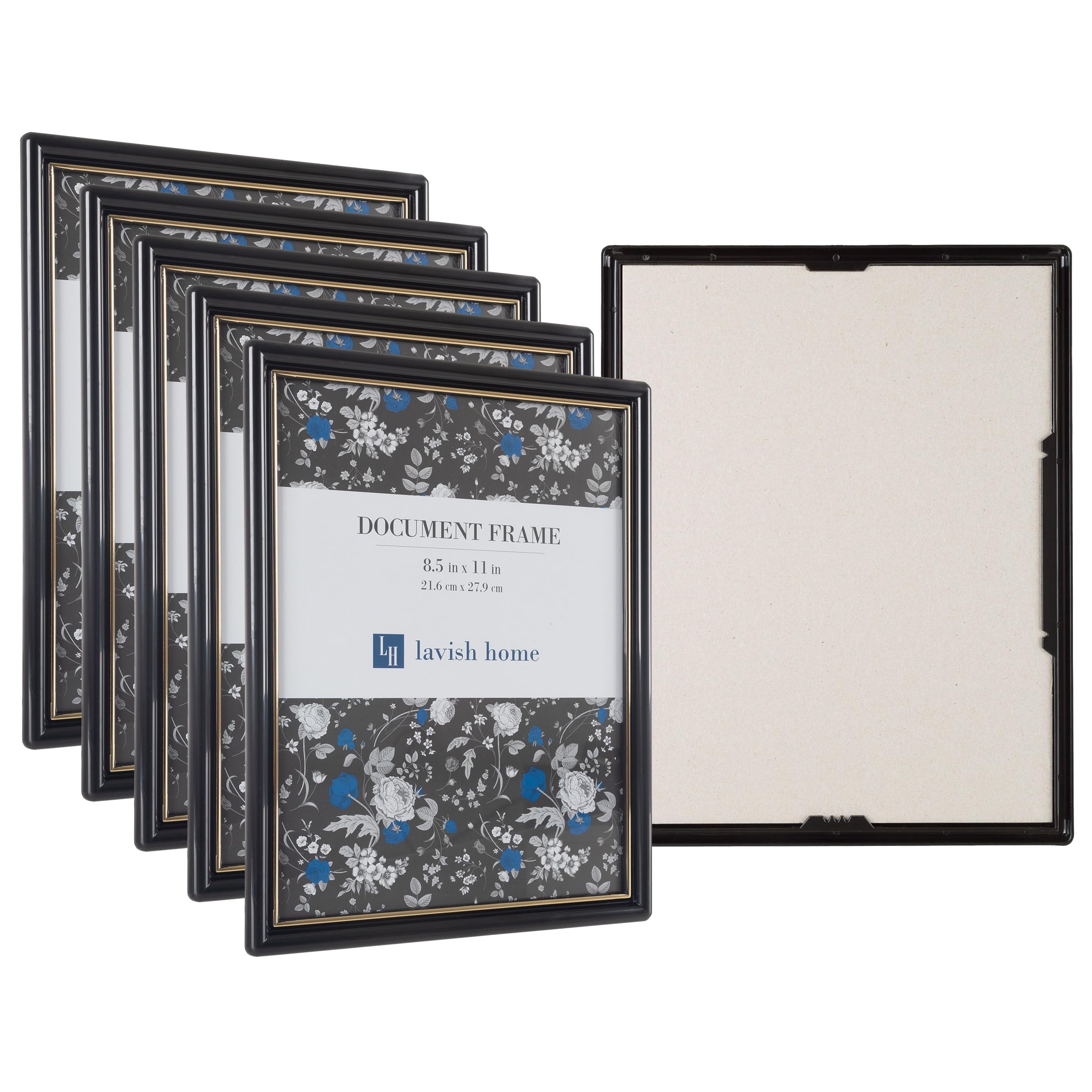 Amazon.com - Set of 6 Picture Frames - 8.5x11-Inch Document Frame
