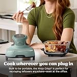Ninja Crispi Portable Glass Air Fryer Cooking System – 4-Qt & 6-Cup CleanCrisp Containers, Nontoxic, Leak-Proof, Dishwasher Safe – Air Fry, Bake, Max Crisp, Recrisp FN101CGN (Canadian Version)