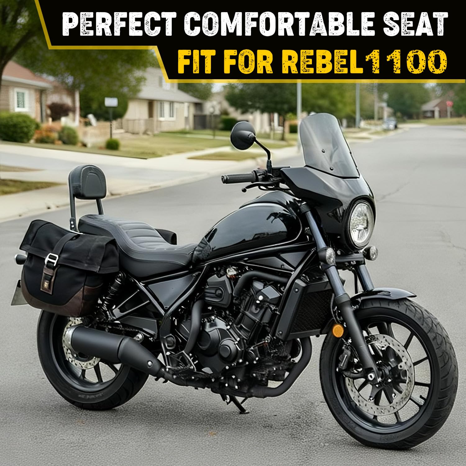 Motorcycle Complete One-piece Seat for Honda Rebel 1100 CM CMX1100