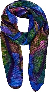 Desigual Leaveses Rectangle Foulard Red