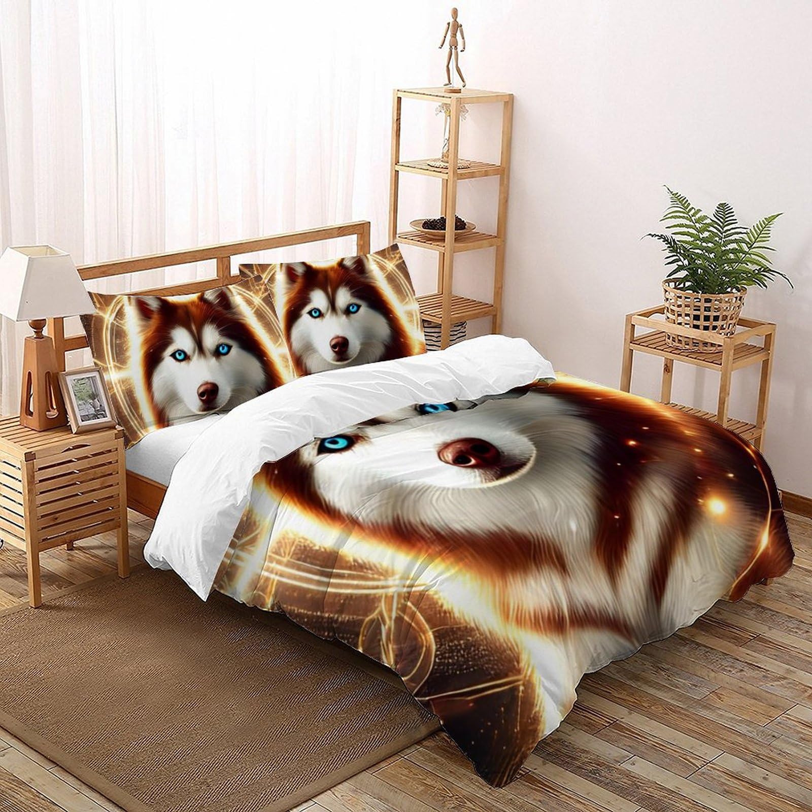 Housse de couette Husky douceur absolue pour des nuits magiques en famille