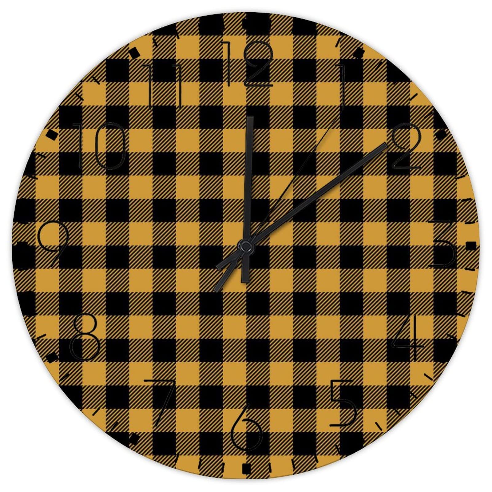 Horloge murale en bois vintage 30 cm : l'astuce déco pour embellir une salle d'étude