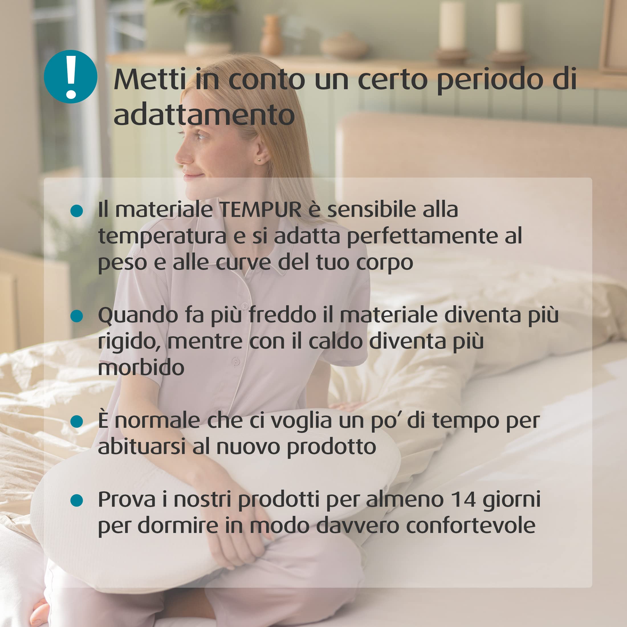 TEMPUR Sonata cuscino in memory foam, cuscino ergonomico di sostegno al collo per chi dorme sulla schiena e sul fianco, sensazione rigido, M (61 x 40 x 11 cm) | Cuscino ergonomico di supporto per il collo in memory foam, per chi dorme supino o sul fianco