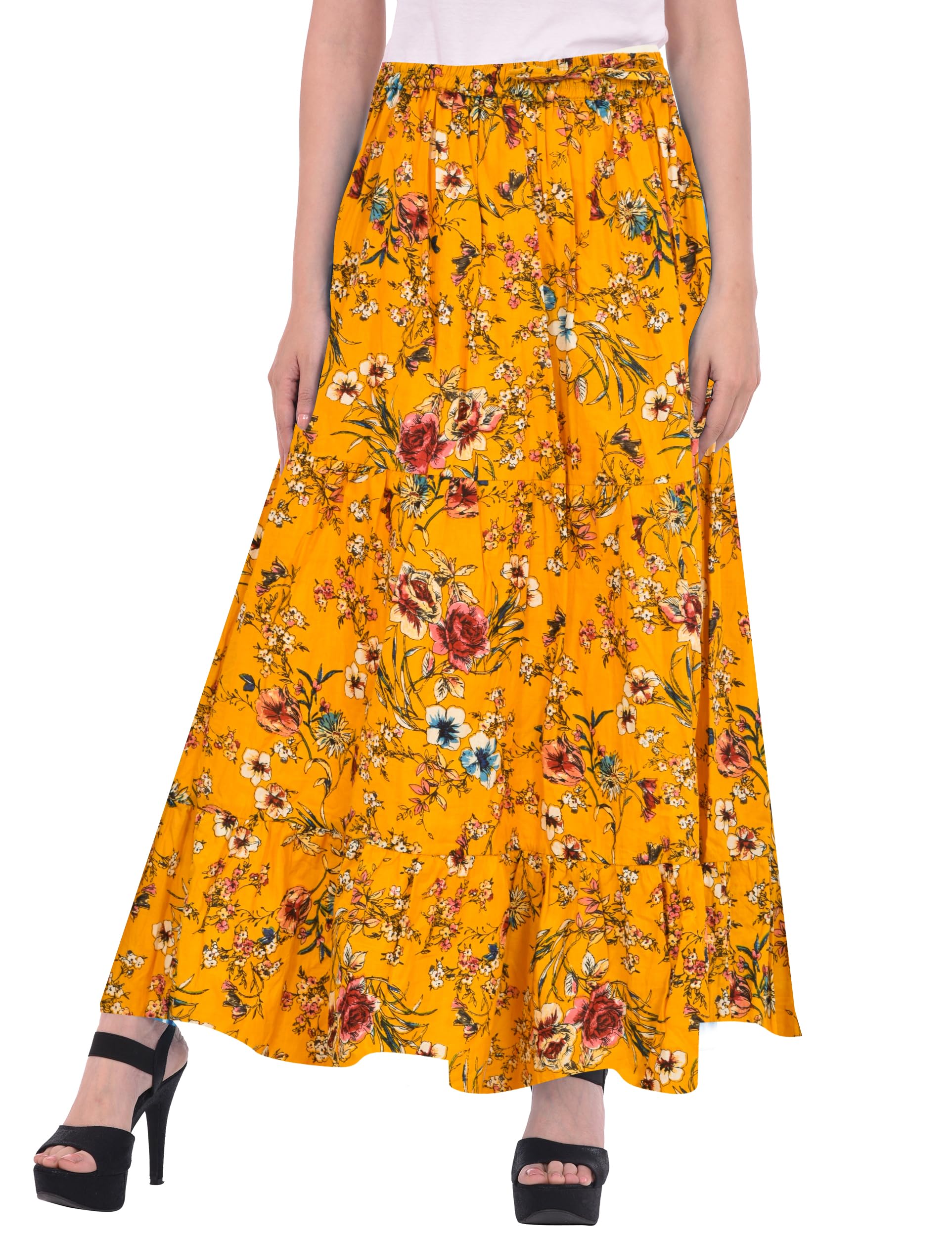 cotton breeze Women's A-Line Skirt (Multi-Coloured, Size: 28-36)-picture-33