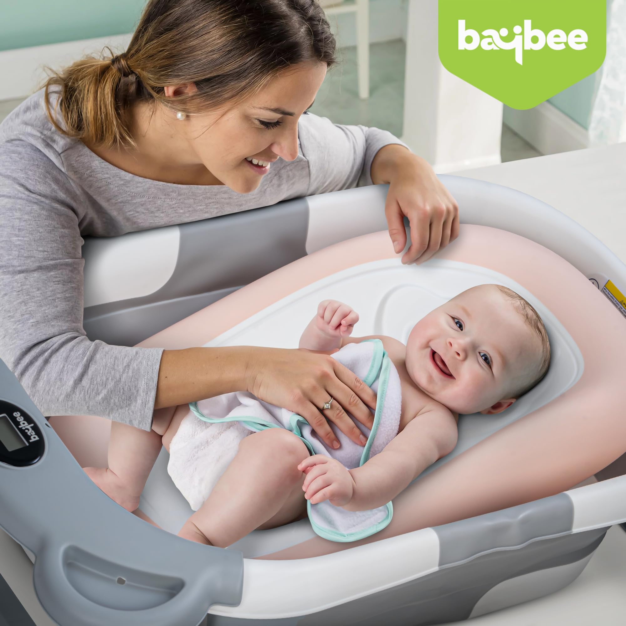 Baybee Frozy Bath Tub Seat for Babies | Portable Bather with Anti-Slip Edges & Suction Cup | Hanging Shower Seat | New Born Bathtub for 0 to 12 Months (Pink) - Image 2 thumbnail