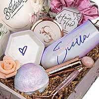 Vista 94 de Sincerely, Me Personalized Bridesmaid Proposal Gift Set with White and Rose Gold Gifts in Bridesmaid Box (PB1)