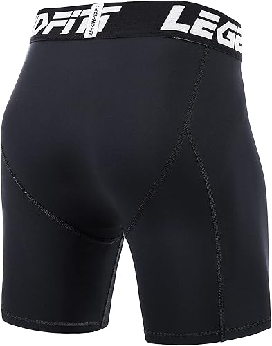 Miniatura 7 de Pantalones cortos de compresión de fútbol de béisbol para hombre con correas de copa protectora atlética deslizante ropa interior lacrosse cricket