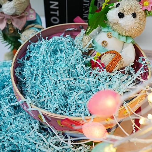 Miniatura 6 de Uptotop Relleno de papel de corte arrugado de 4 onzas para envolver regalos, cumpleaños, Navidad, Acción de Gracias, boda, día de la madre, rosa