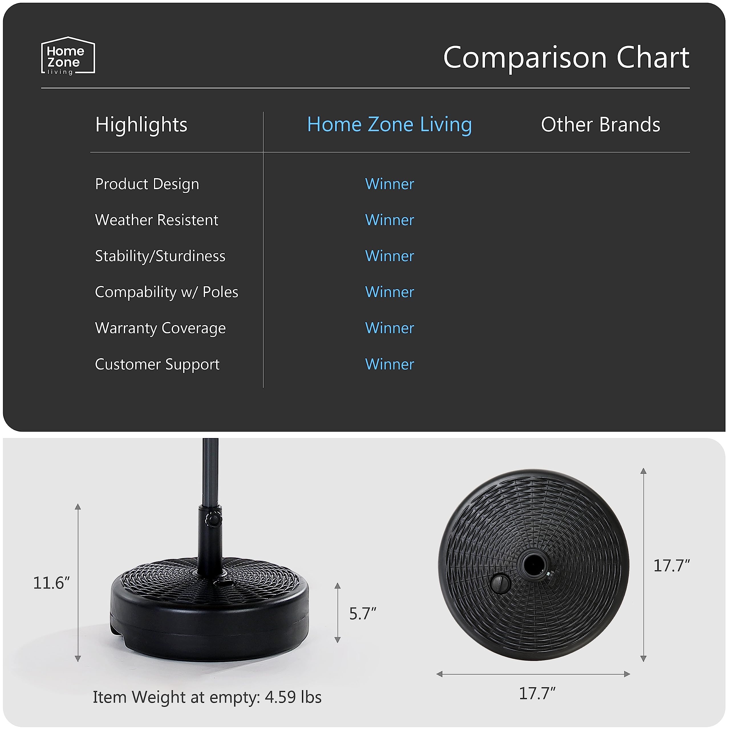 HomeZoneLivingKBS0039URoundFilled