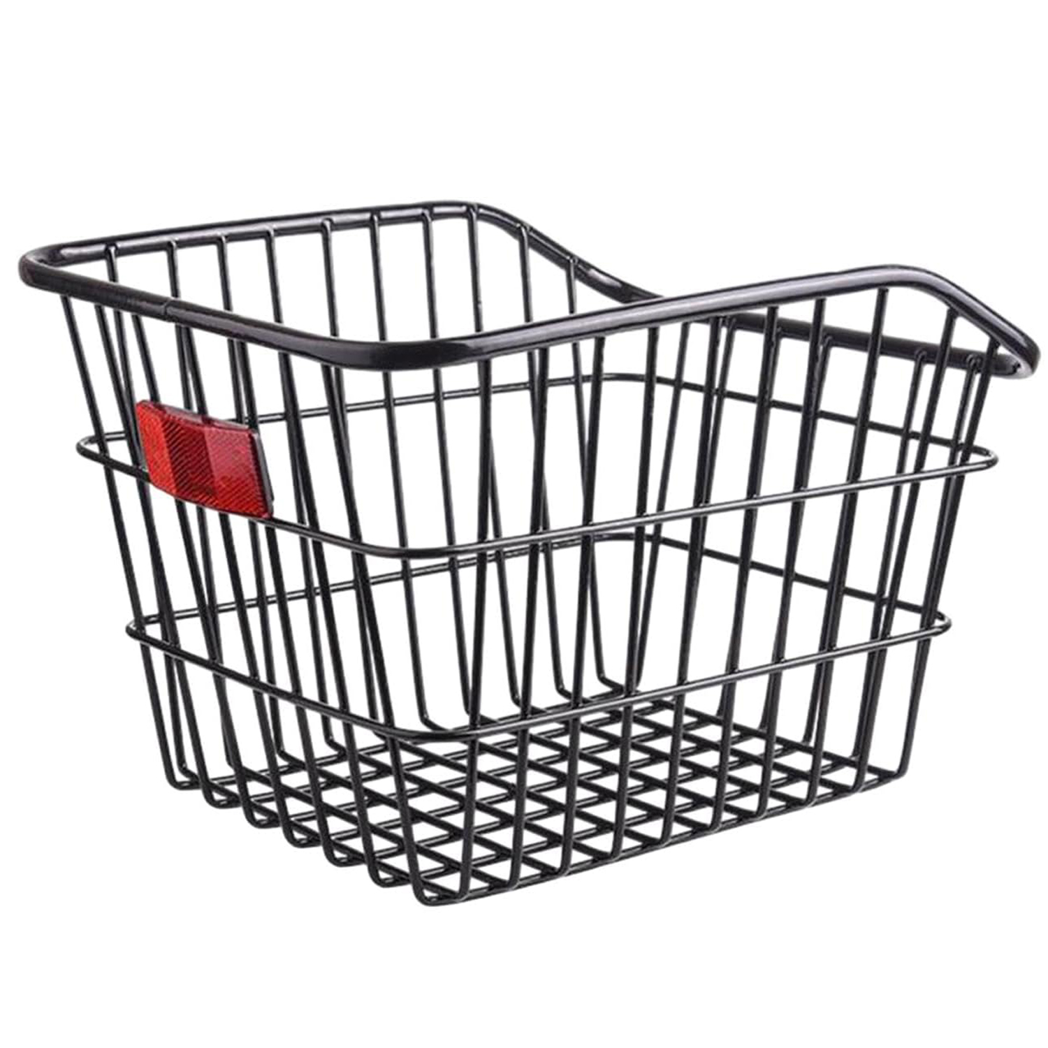 Panier Arrière De Vélo BINOTHINK – 20 Litres, Métal Avec Couvercle étanche Et Filet élastique – Charge Max 30 Kg – Pour Courses, Chien, école