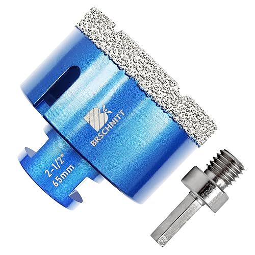 Broca de núcleo de diamante de 2-12 pulgadas para baldosas de porcelana, cerámica, mármol, granito, 1 pieza de sierra de diamante soldada al vacío