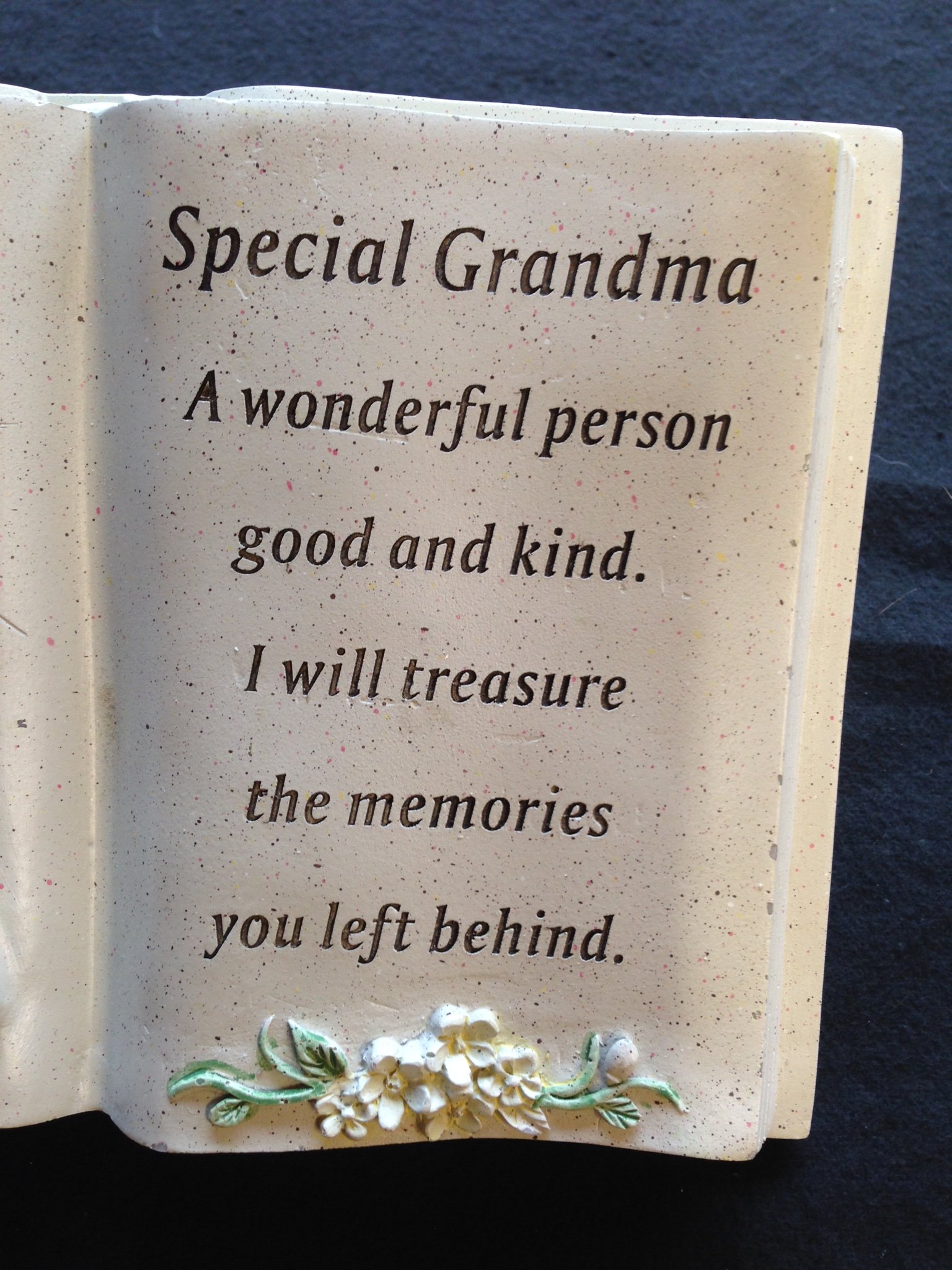 Special Grandma Stairway to Heaven Memorial Stone Book - Image 4
