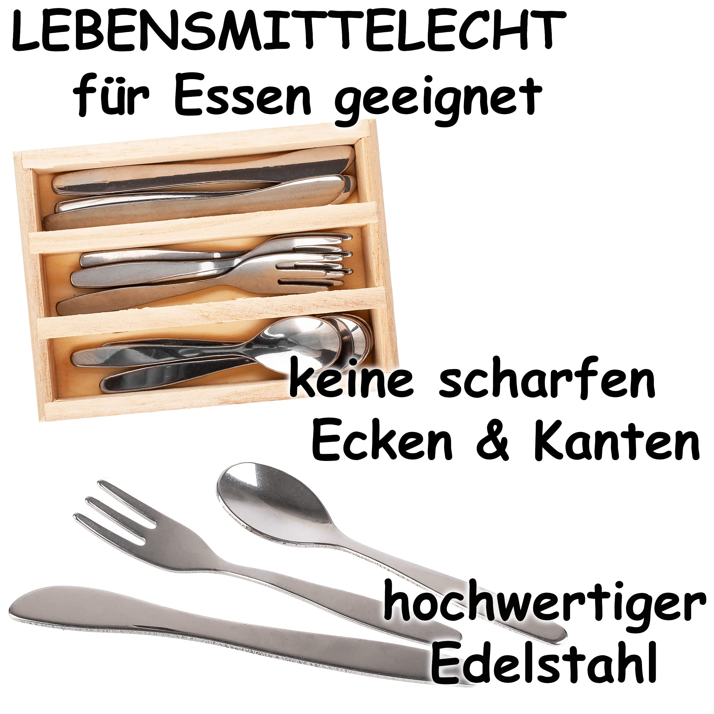 alles-meine.de GmbH 24 TLG. großes Set Kochset & Topfset - Puppengeschirr/Kochtopfset - Erdbeere - aus Metall/Emaille - echte Blech Töpfe/Panne + Küchenhelfer - Kochgesch..