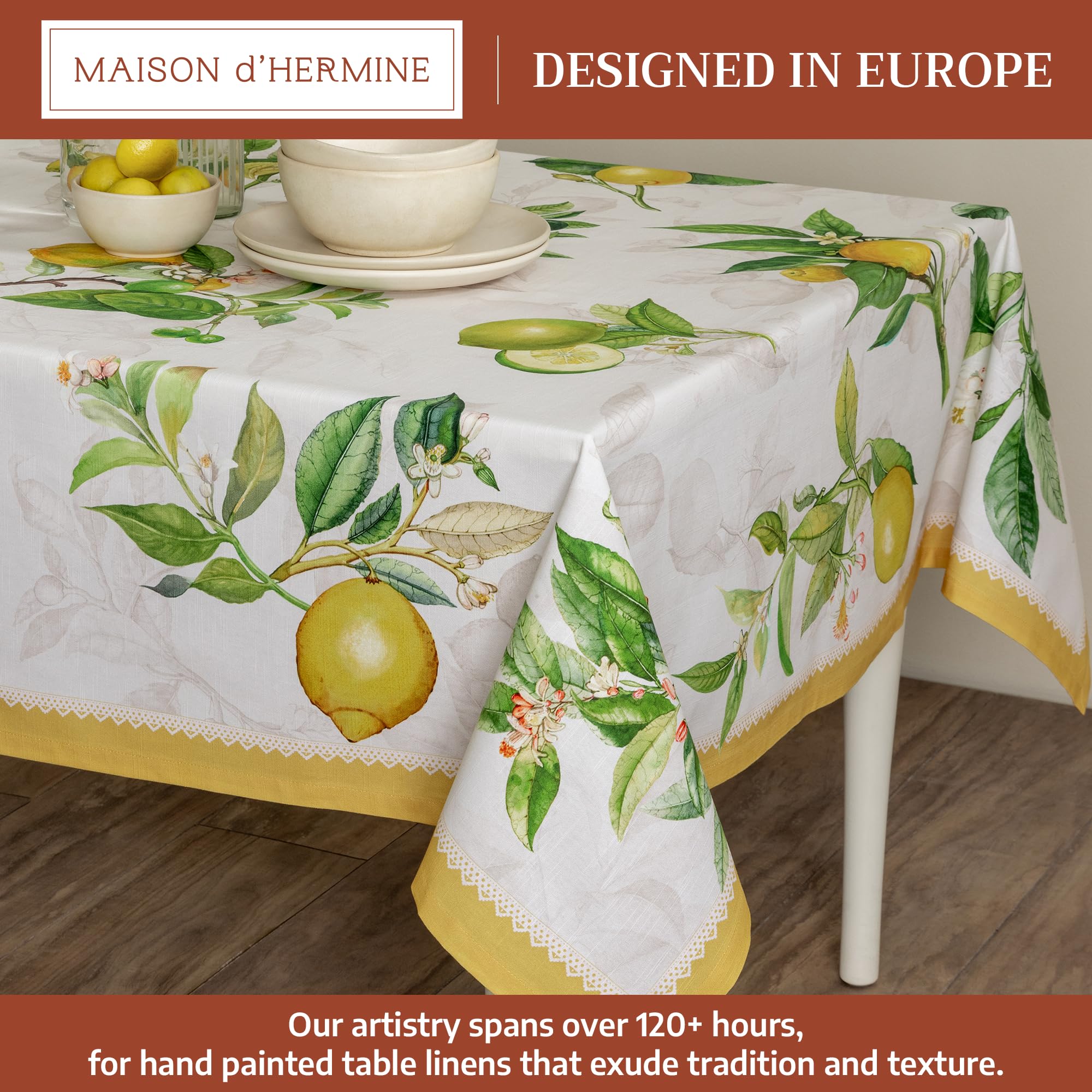 Maison d' Hermine Tischdecke aus 100% Baumwolle – Bild 2