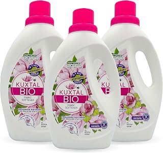 Fabric Softener 3-Pack (67.6 Fl Oz) - Pine & Mint Scent, Eco-Friendly, Gentle on Sensitive Skin, Protects Colors, Long-Lasting Freshness.