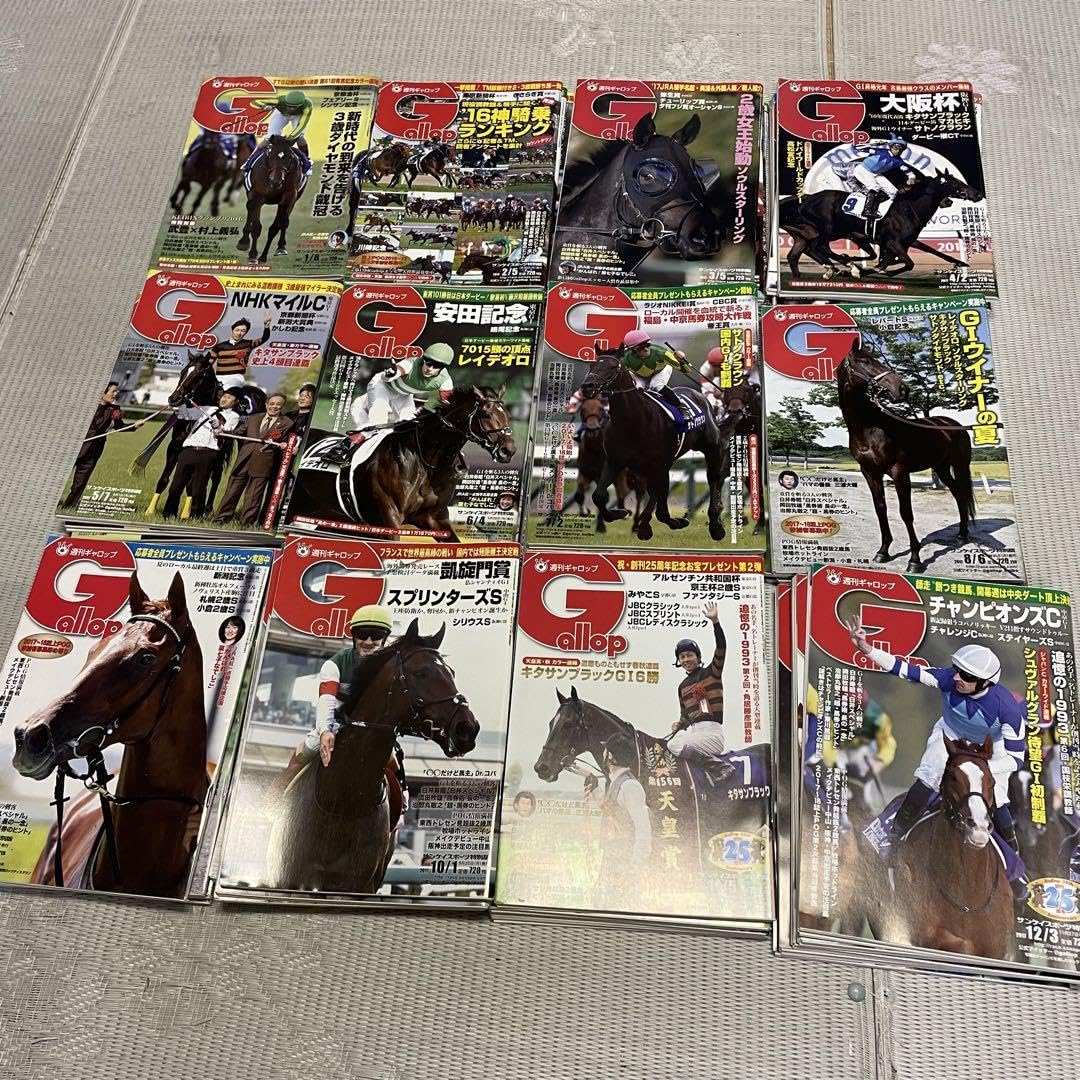 Amazon.co.jp: 週刊ギャロップ 20017年 バックナンバー 全巻セット