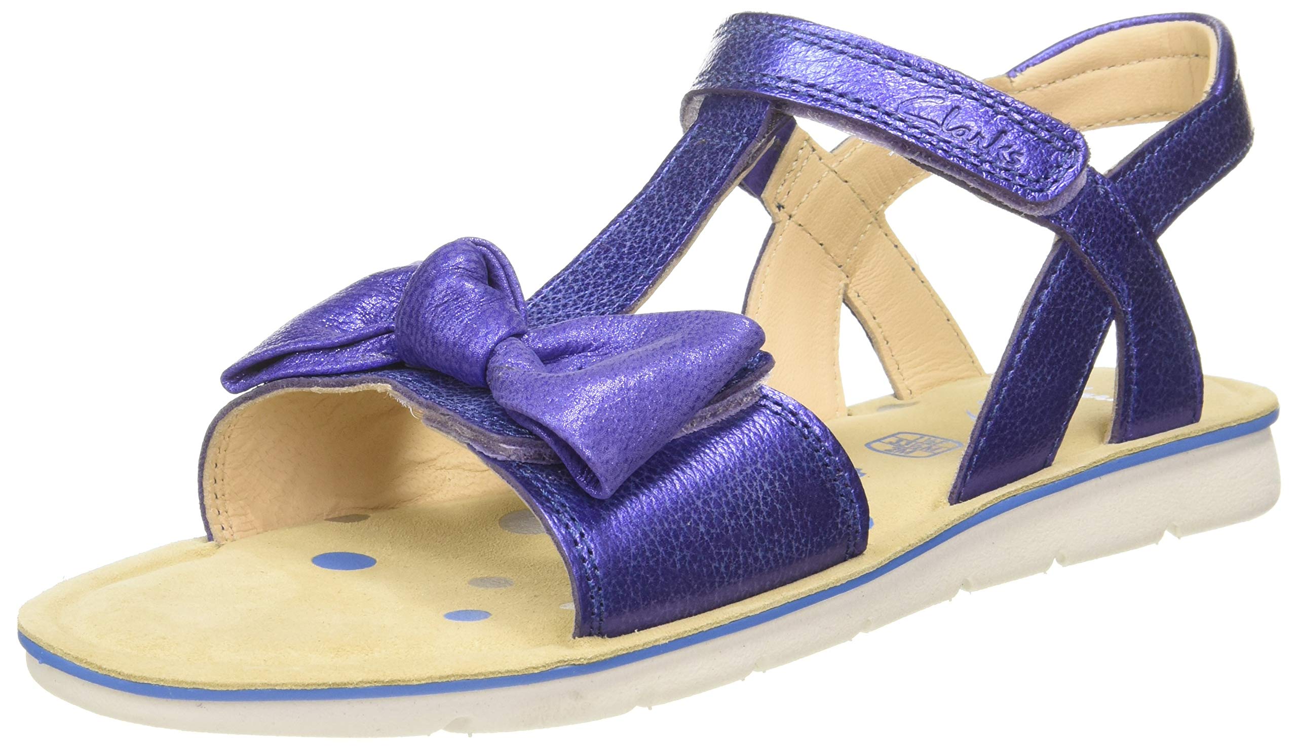 Clarks Girls MimoGiggle Jnr Blue Fashion Sandals - 3.5 Kids UK/India (19 EU) (B01L8Z1NEM) Amazon Price History, Amazon Price Tracker