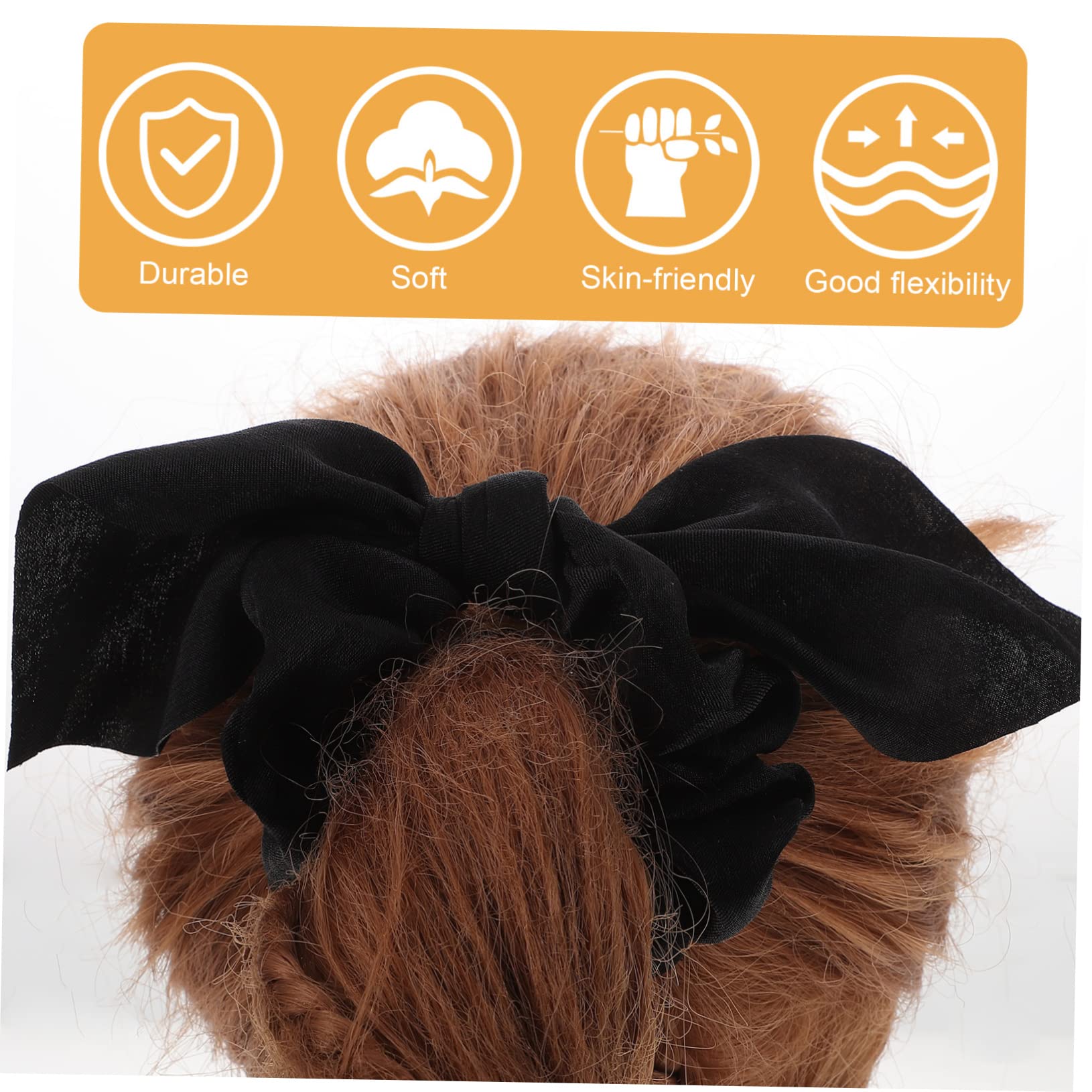 minkissy 30pezzi Elastici Per Con Orecchie Di Coniglio e Fiocco Accessori Per Acconciature Eleganti e Pratici Per Donne e Ragazze