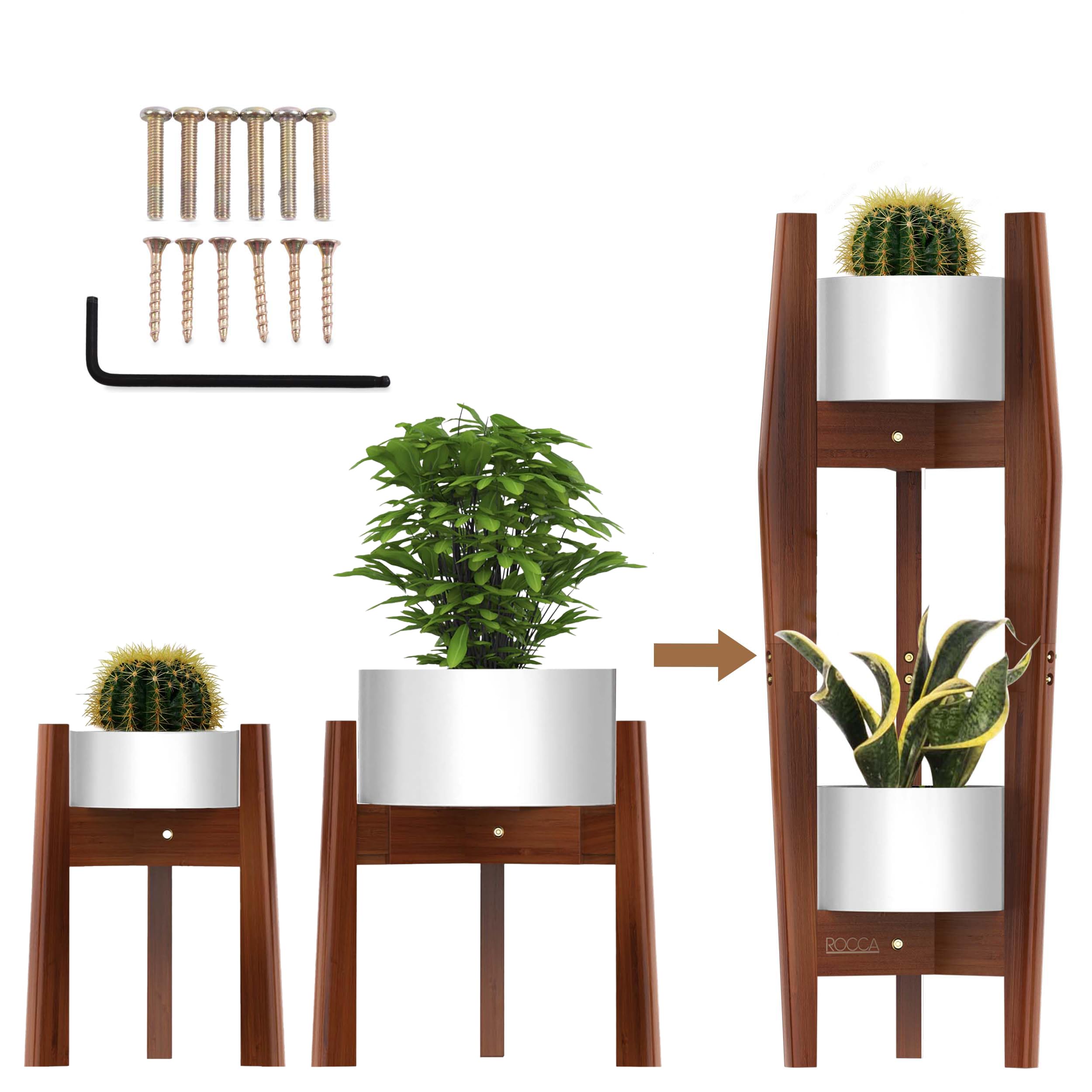 ROCCA 2-Tier Tall Plant Stand