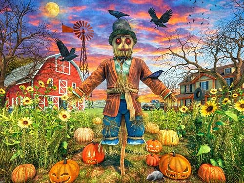 Rompecabezas de 550 piezas de The Scarecrow Vermont Christmas Company