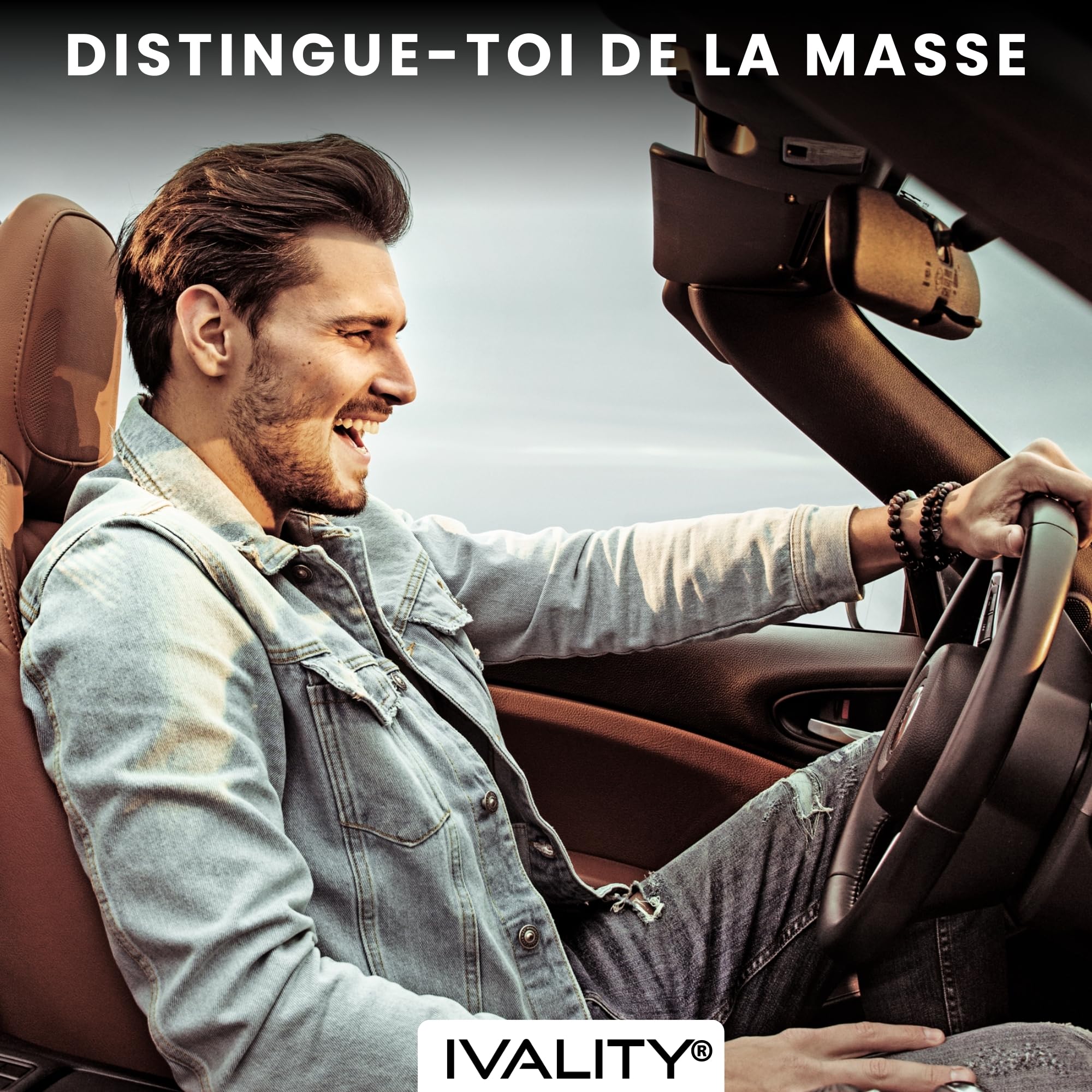 IVALITY® 100% pulito Portatarga magnetico - Supporto magnetico senza cornice per 1 targa - Porta targa per auto