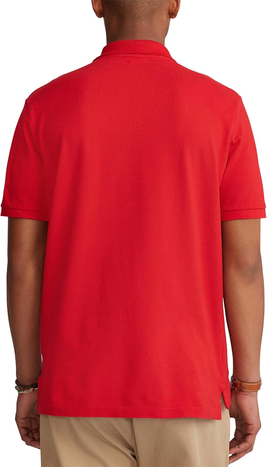 POLO RALPH LAUREN Men's Classic Fit Polo Shirt, Red, XL - Image 4