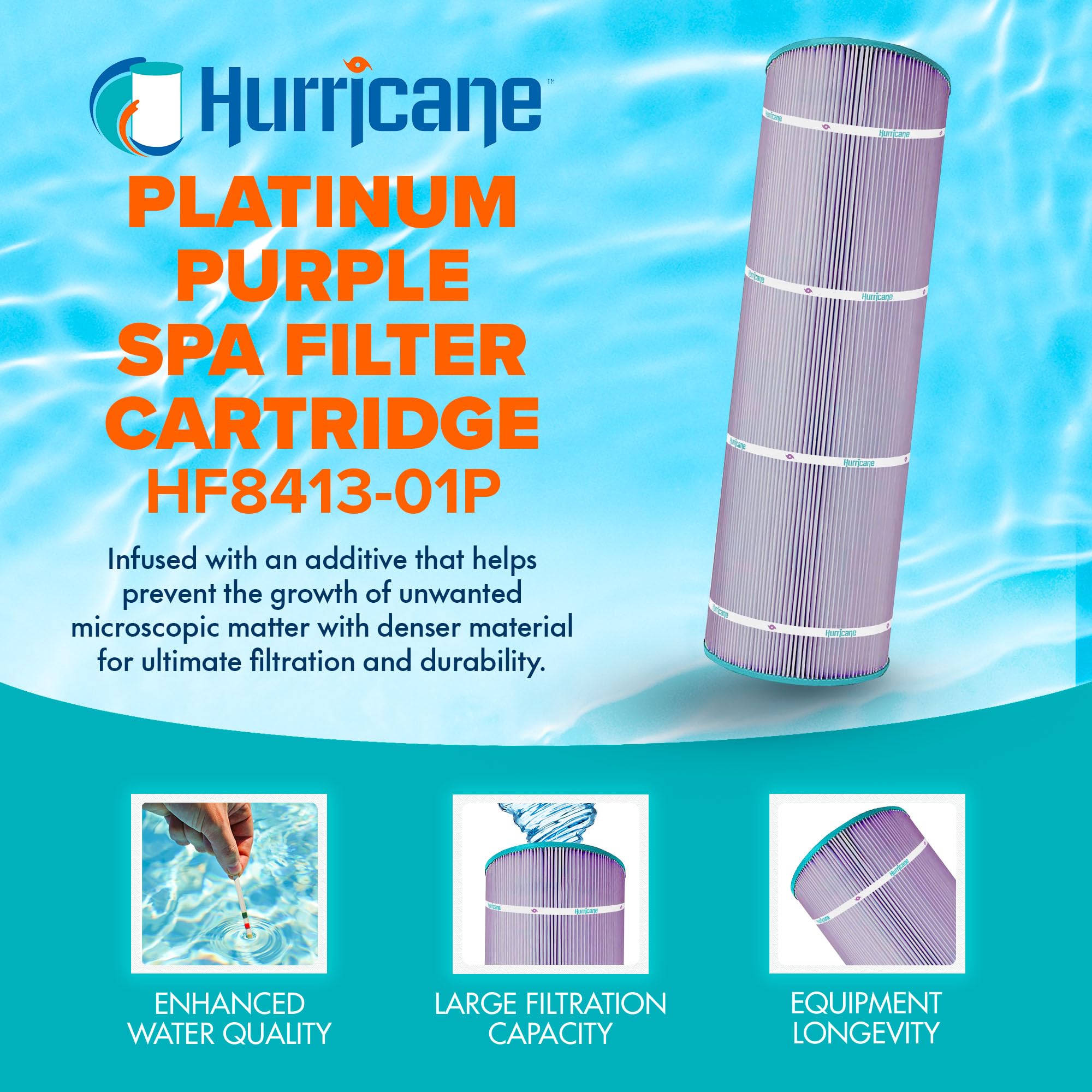 Amazon.com : Hurricane Filters HF8413-01P Platinum Purple Pool