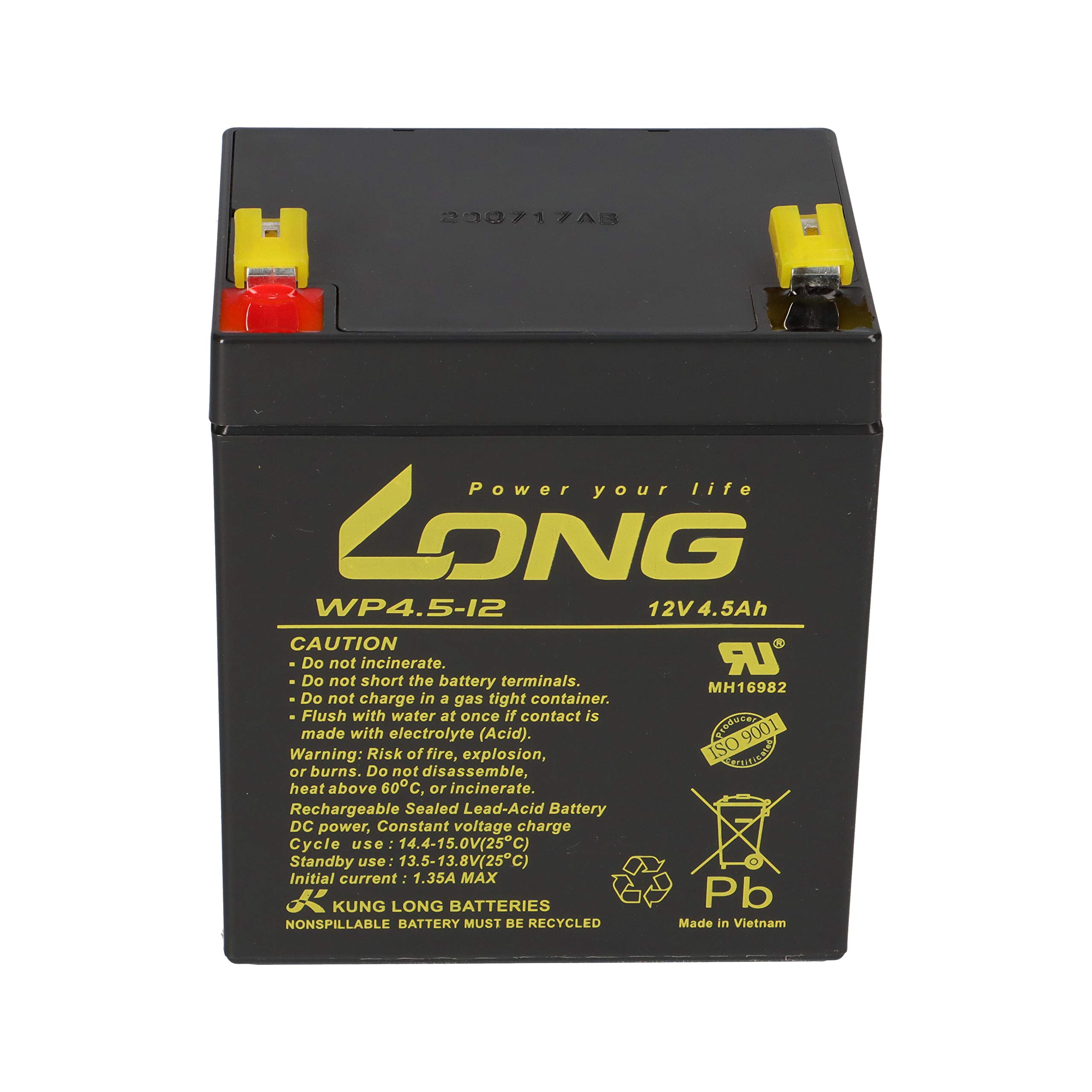 AGM BLEI akumulator 12 V 4,5 Ah kompatybilny z UPS BLEIGEL Gel 4,5 Ah + ładowarką