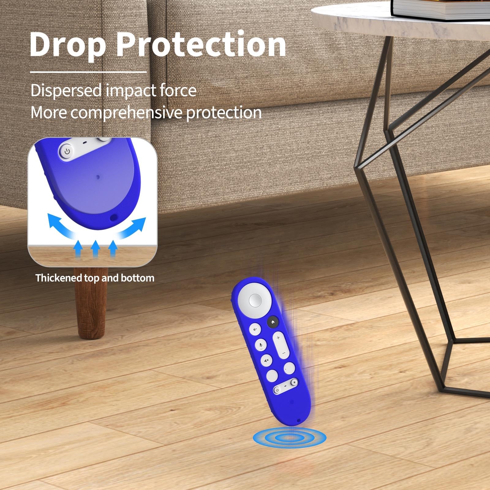 1PCS Fernbedienungshülle Hülle Kompatibel für Google TV Streamer 4K TV 2024 für Google GY3LE, Smart TV Fernbedienung weiche Silikonhülle Schalenhalterung (nur Gehäuse) (Weiß)