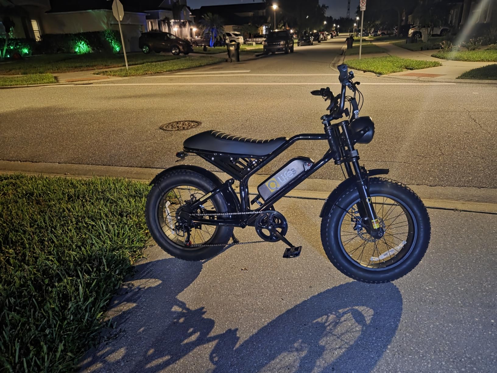 Electric Bike for Adults-1500W Peak Motor 20" Fat Tires 28MPH(Unlock to 35MPH) EBike Moped, 624-1248Wh Removable Battery Bicycle, with Dual Suspension & Brakes Motorcycle, 7-Speed,Spark photo review