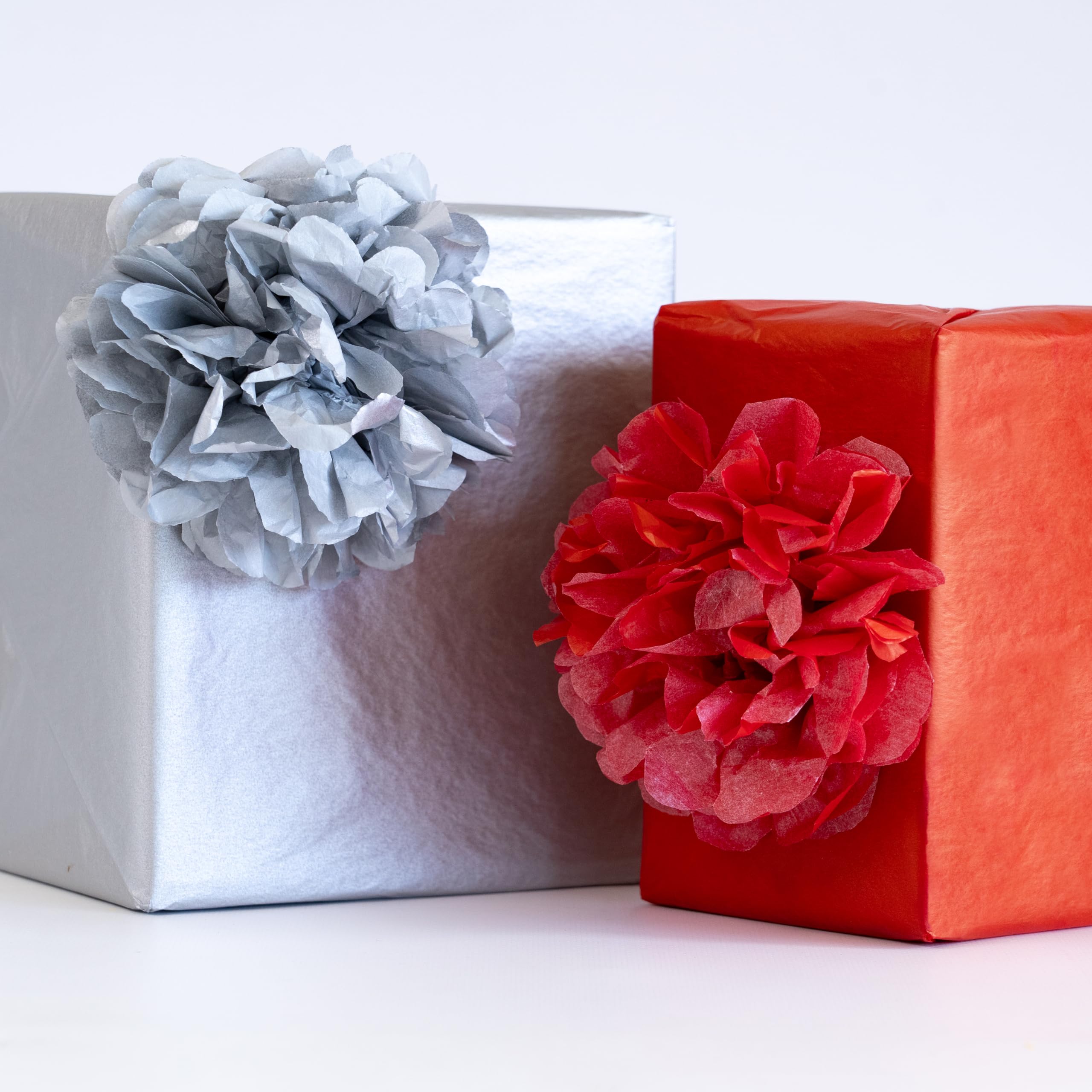 PAKOT | Bobina Papel Seda Rojo 18grs - Rollo 70CM X 100M - Ideal Manualidades, Packaging y Embalaje