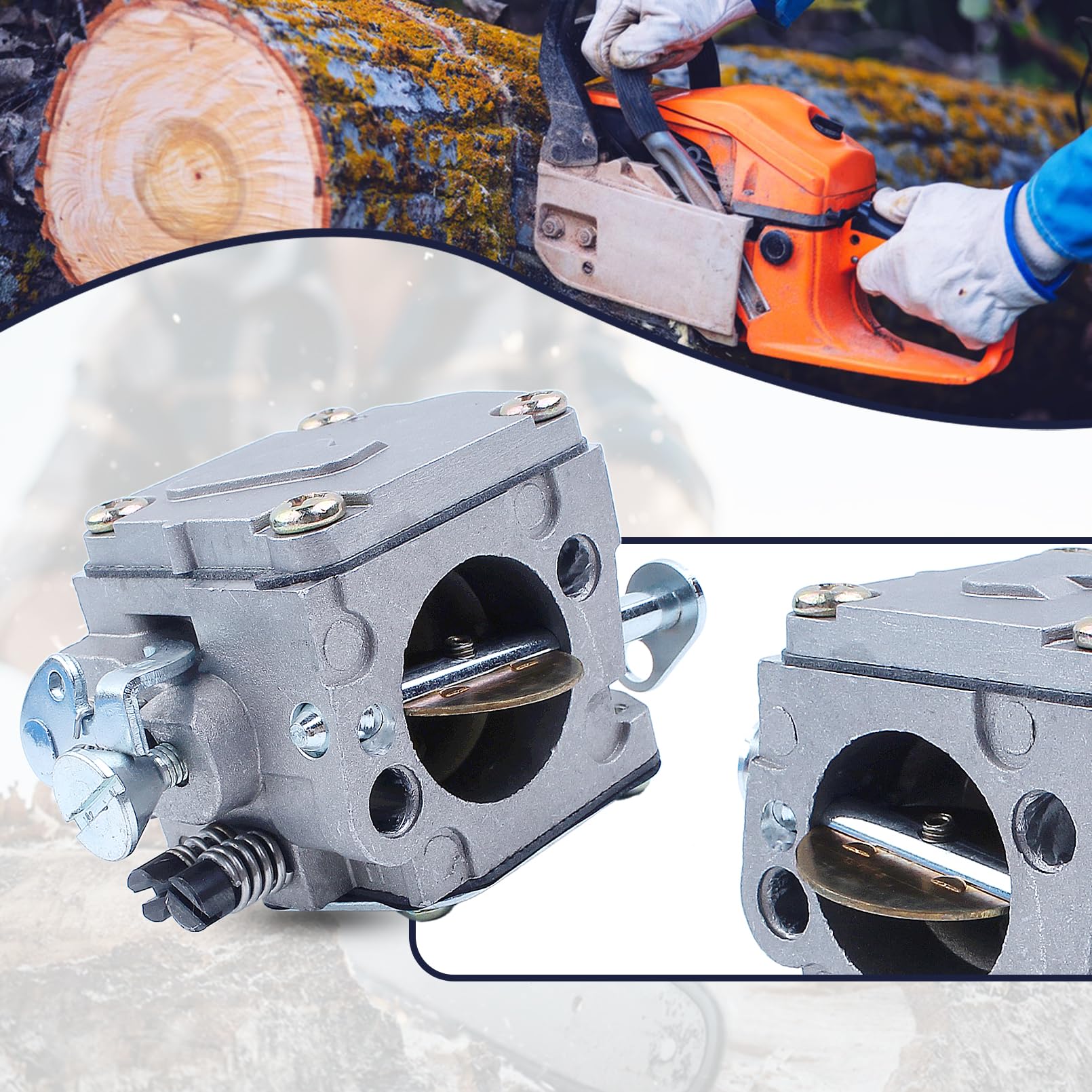 4x Vergaserhalterung Für Husqvarna 268 & 272 Kettensägen | Ersatzteil Passend Für 503 44 63-01