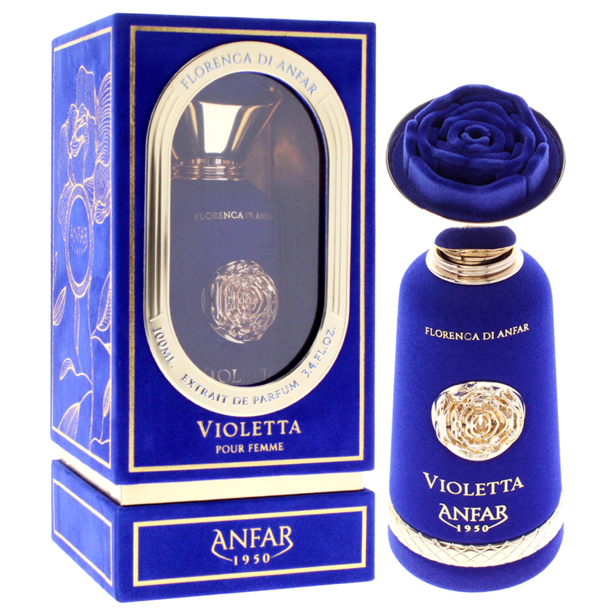 Amazon.com : Anfar Violetta for Women - 3.4 oz Extrait De Parfum
