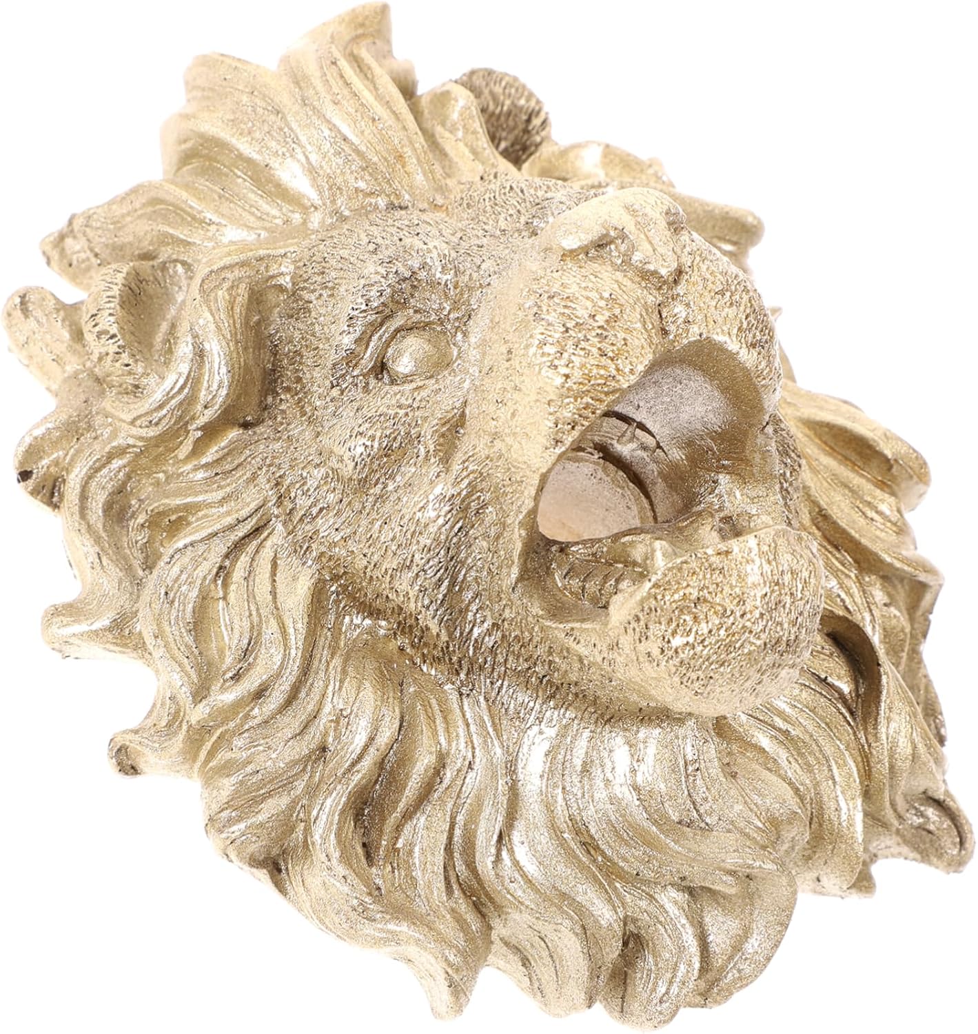 IMIKEYA Realistic Lion Head Water Dispenser Outdoor Wall-Mounted Fountain Nozzle for Courtyard Patio Fountain Decor Easy Install