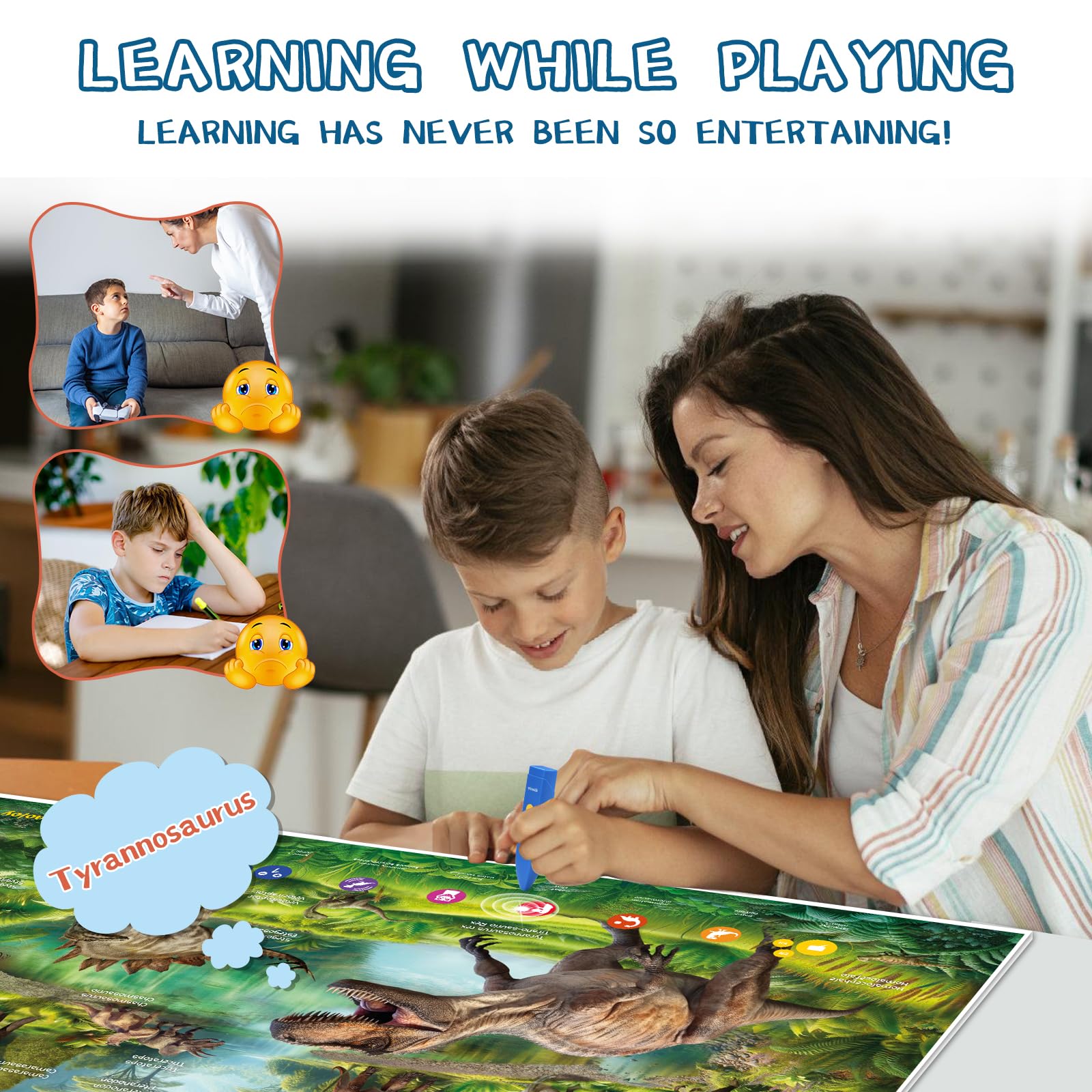 Interactive Dinosaur Poster - Talking Dino Toy -5