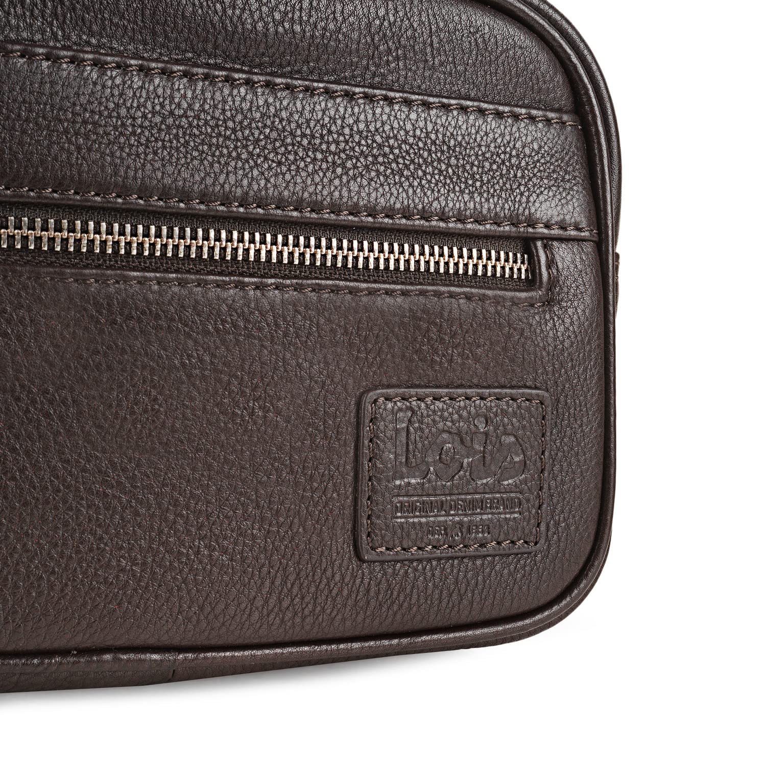 Lois - Bolso de Mano para Hombre Multifuncional de Piel