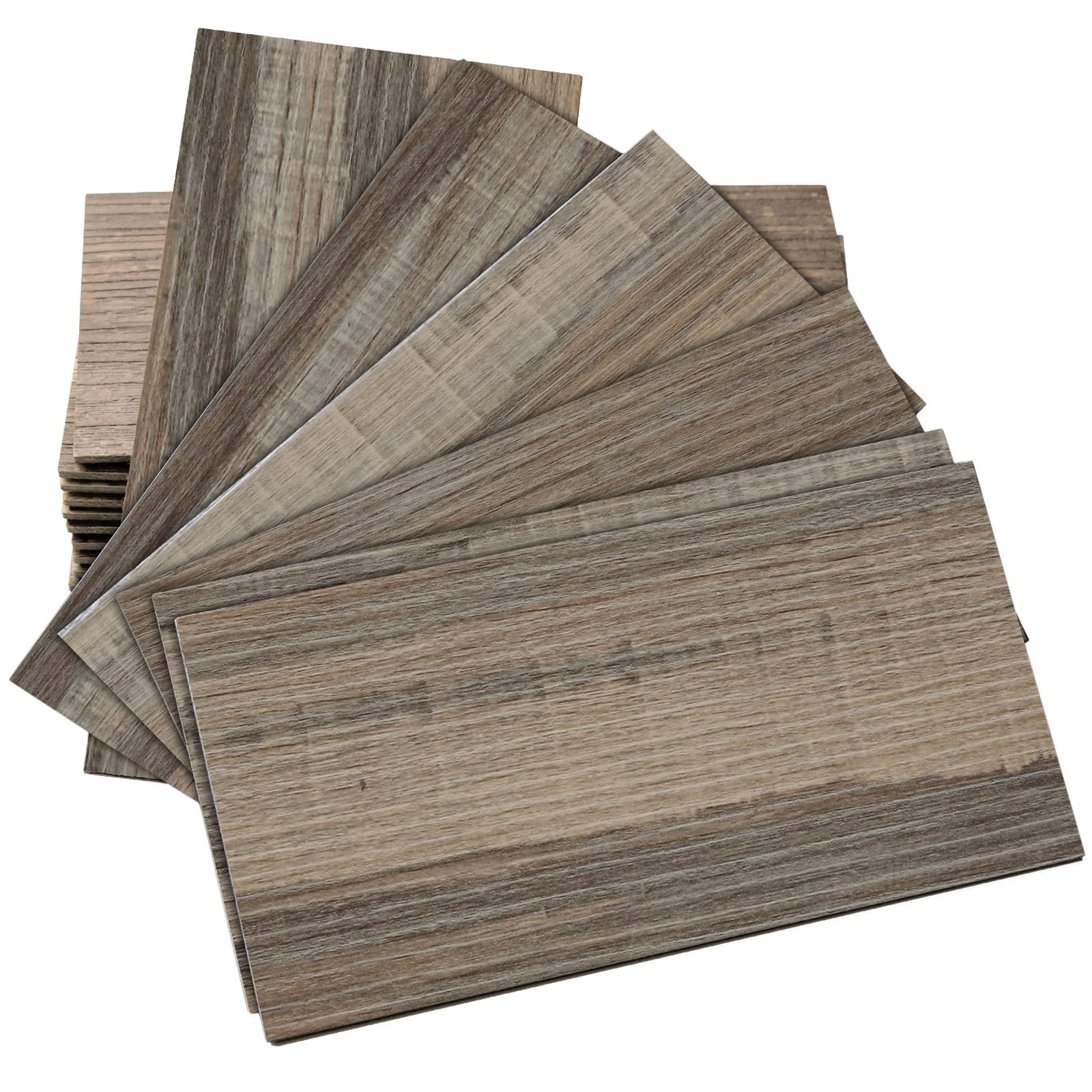 HomeyMosaic 100Pieces Metal Backsplash Peel and Stick Subway Tile