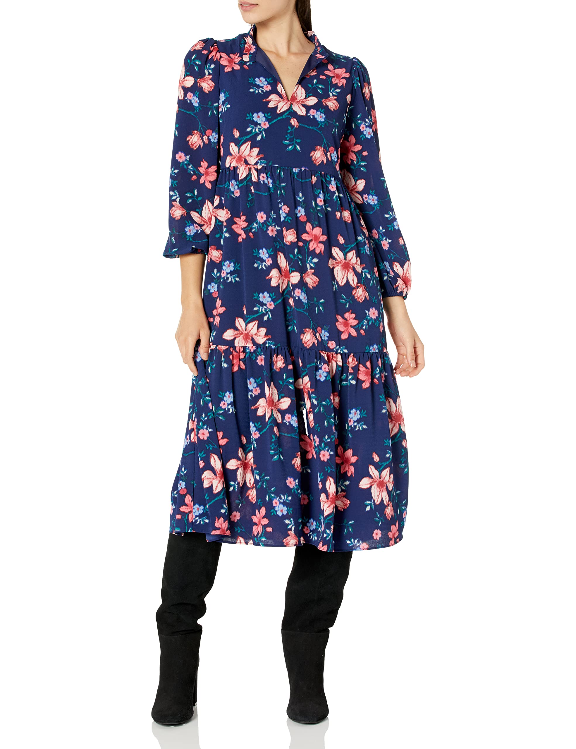 Robe décontractée bleu marine idéale pour vos sorties d'été - 3