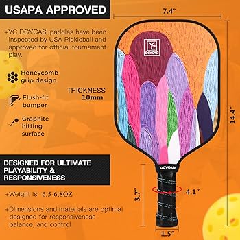 Amazon | グラファイト ピックルボールパドル 6個セット 2024