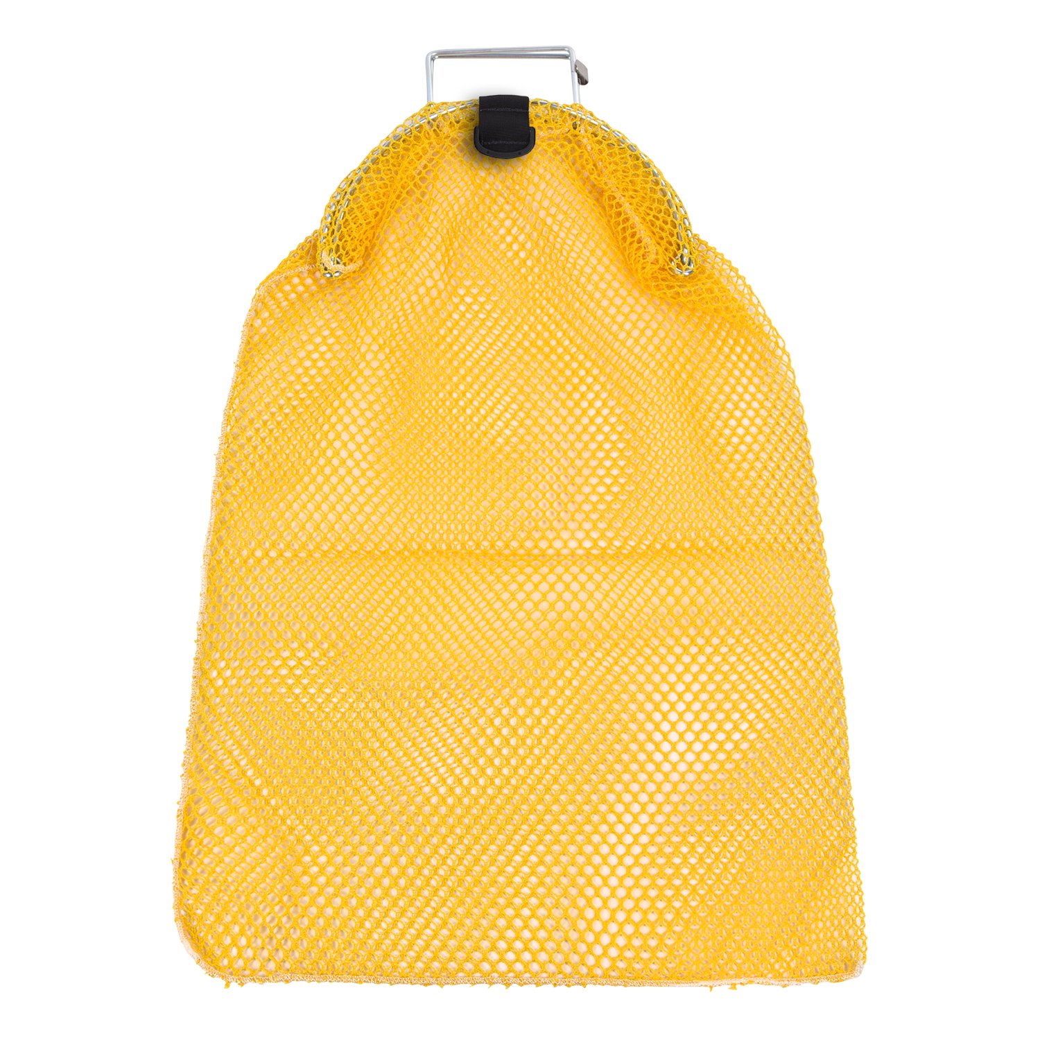 Trident Galvanized Wire Handle Mesh Gear and Game Bags with D-Ring (Large, Yellow 18