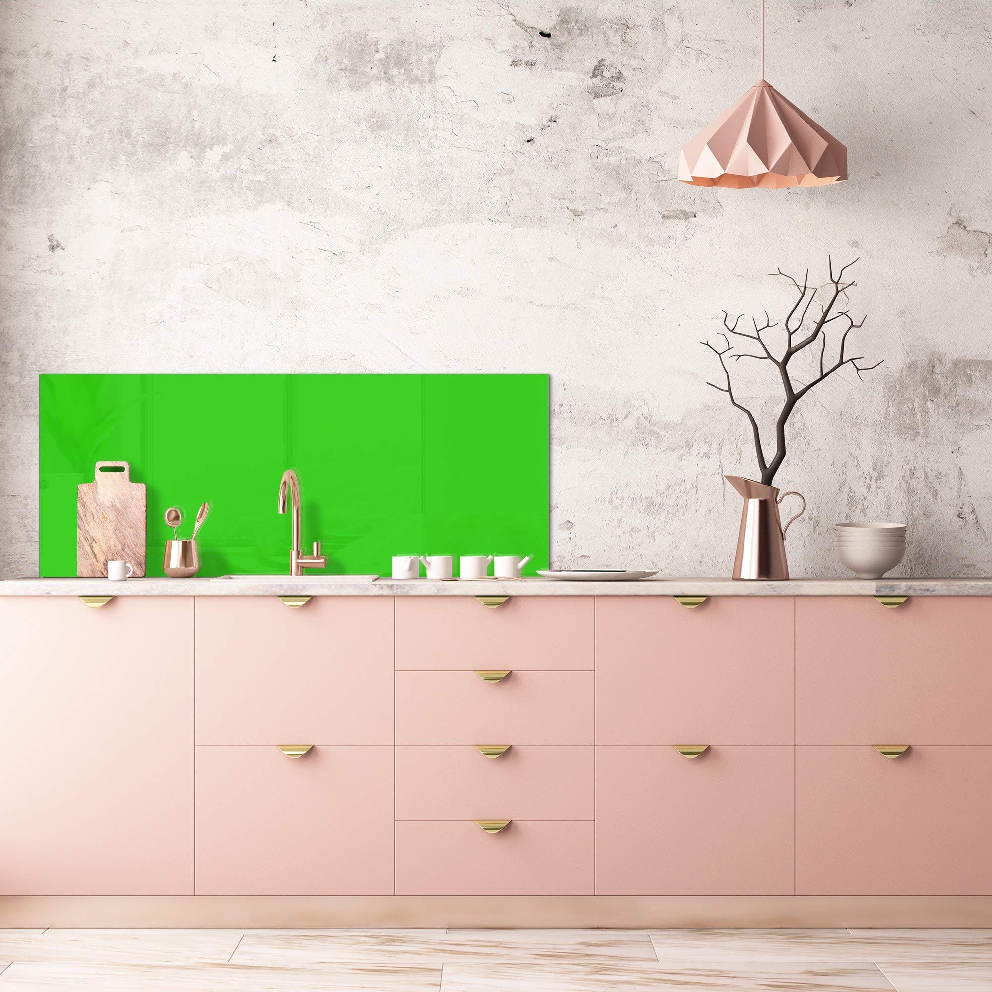 Toughened Printed Glass backsplash - Kitchen Wall splashback Colors Series BBS14B: