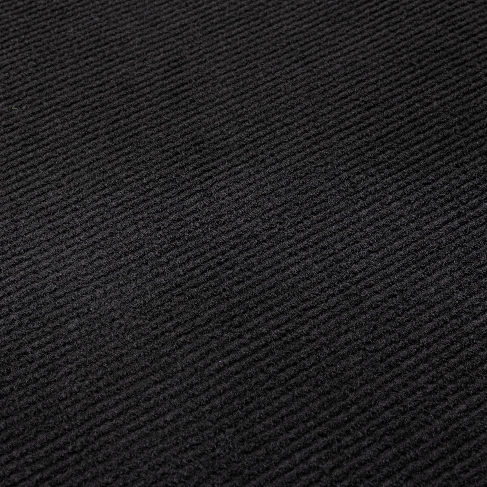 Nemesis Tapis de protection de sol pour chaise de bureau - Antidérapant - Pour parquet et sols durs - Rond - 120 cm - Noir