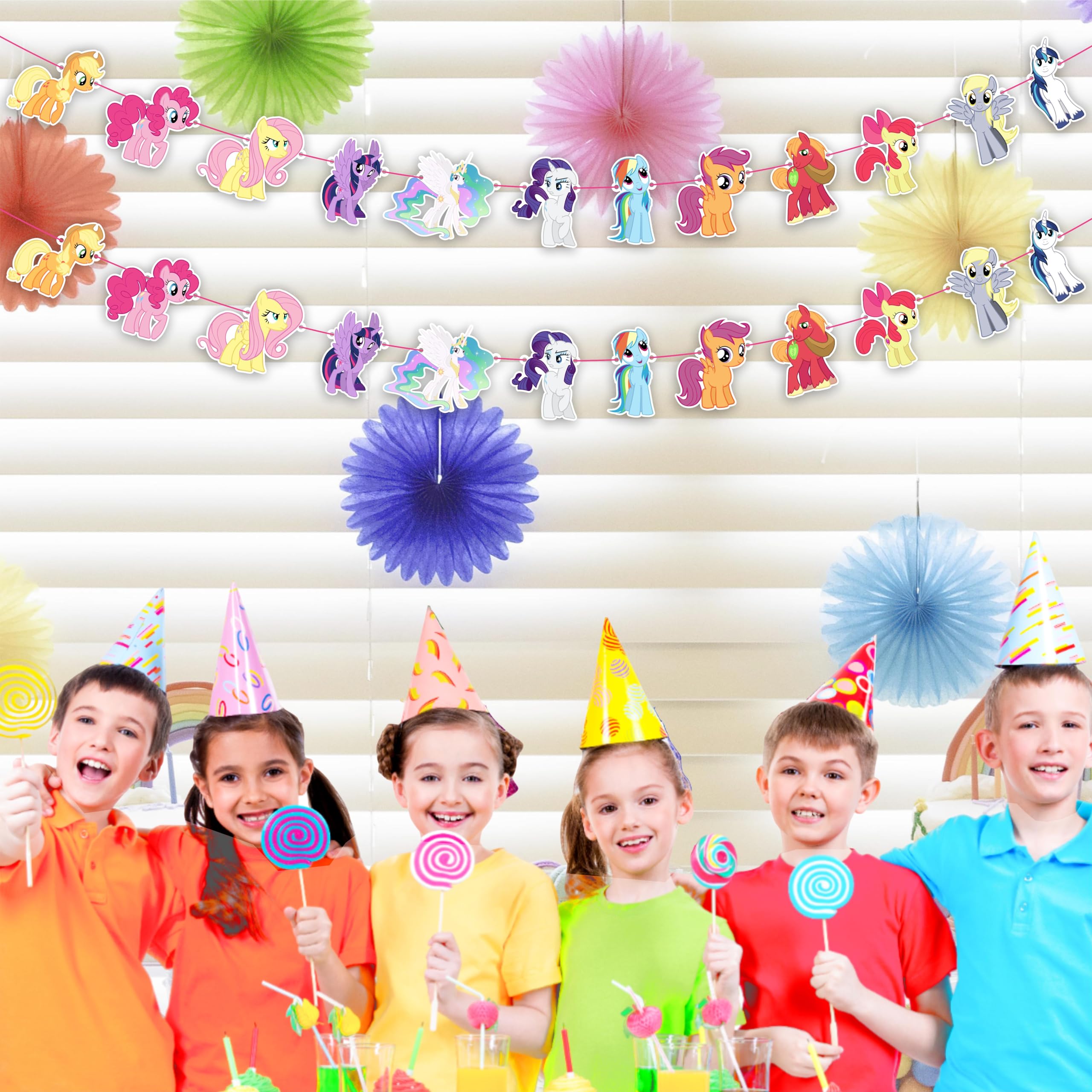 My Little Pony Plastic Tablecover - 1.2m X 1.9m, Party Decor