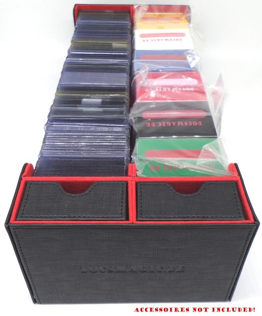 Foto 6 de 8 de docsmagic.de Premium 2-Row Trading Card Storage Box Black/Red + Trays & Divider - MTG PKM YGO