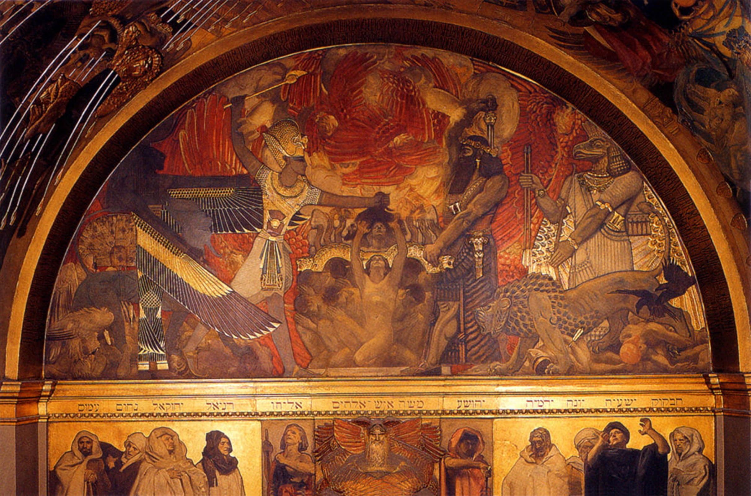Posteriik No Frame Famous Modern Artwork Art Mural Israelites Oppressed By John Singer Sargent Oil Paintings Pictures For Home Decor 60X90cm