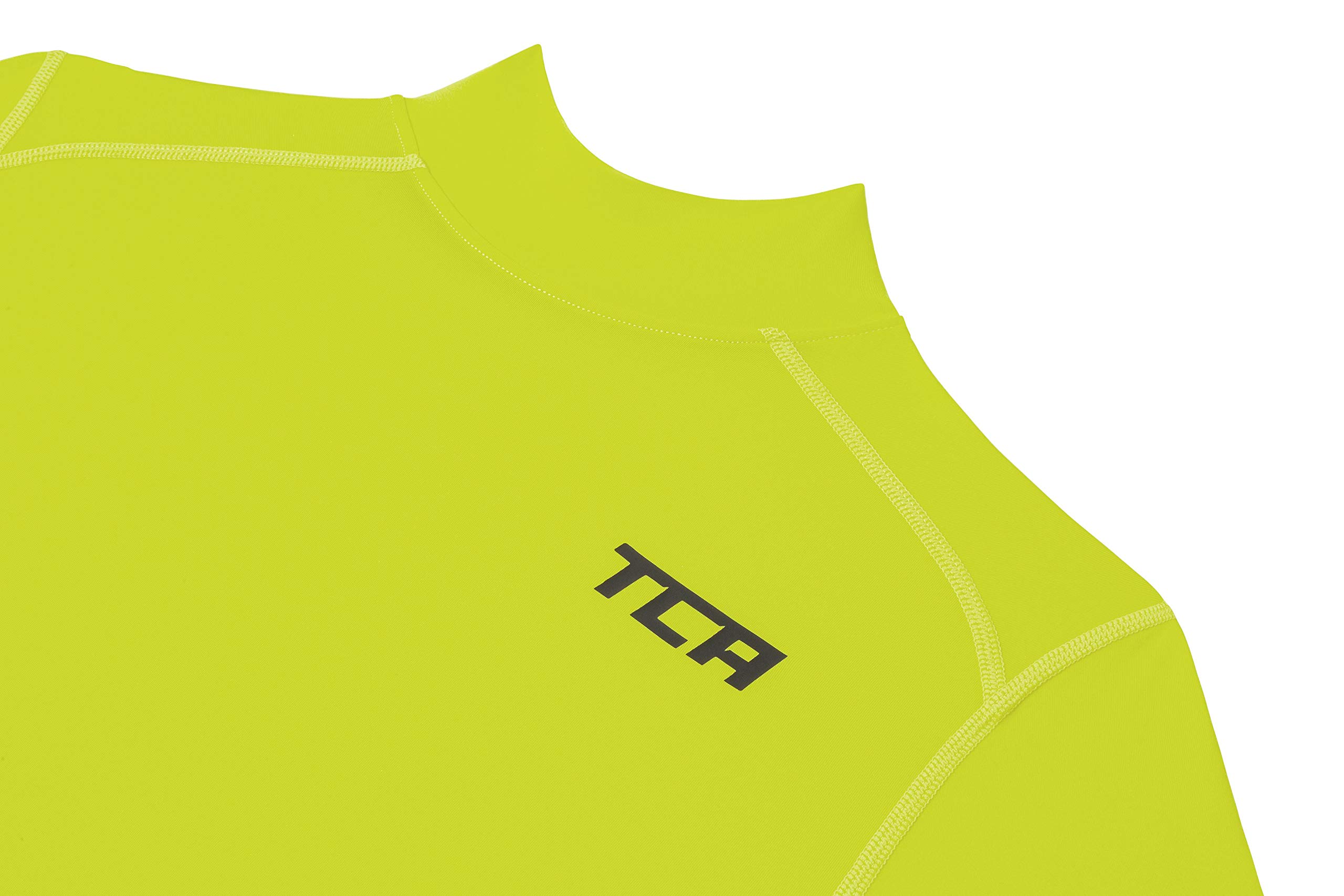 TCA PRO Performance Uomo Maglia Collo Alto a Maniche Lunghe