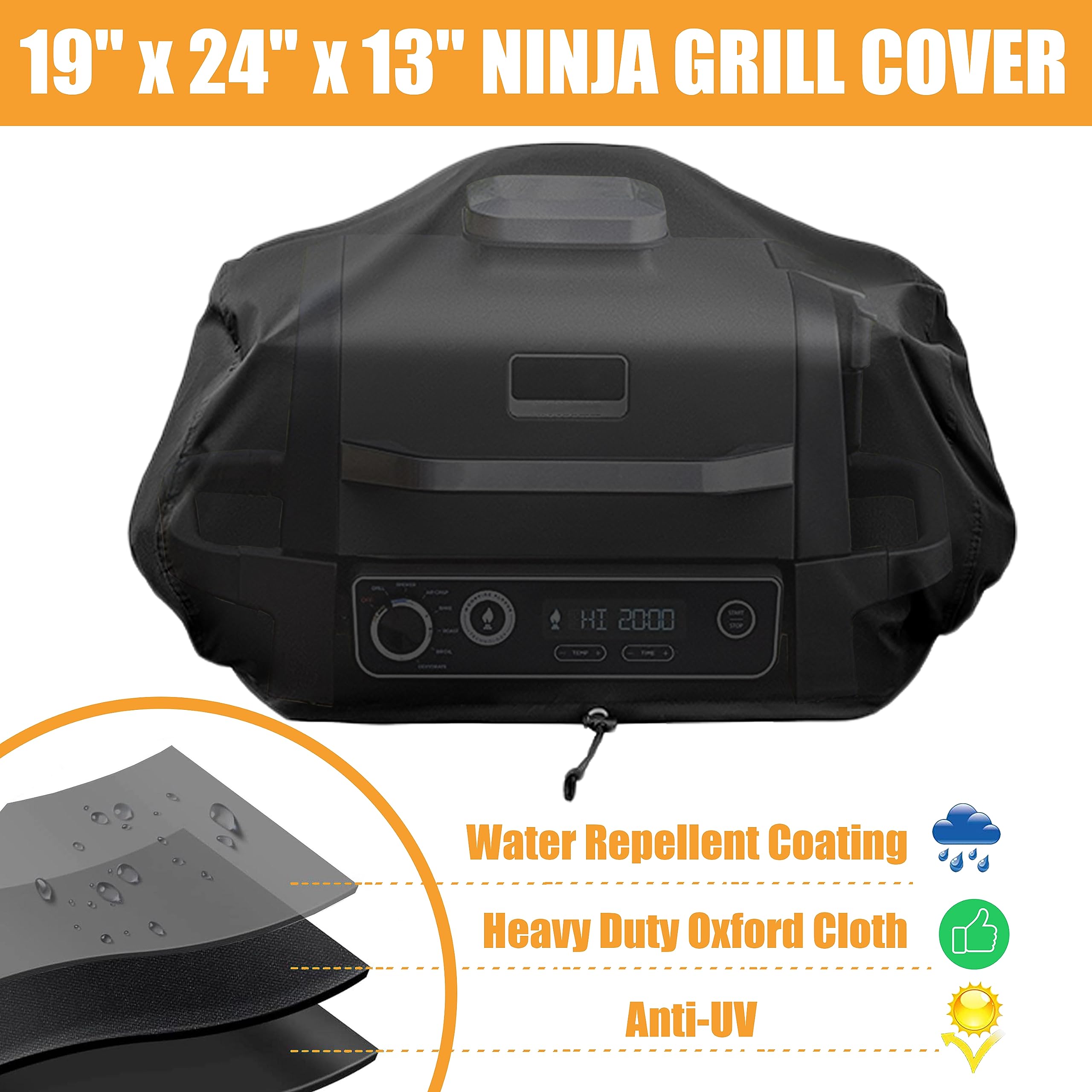 Tampa De Grelha Ninja Xskcover Premium Outdoor Woodfire Og70
