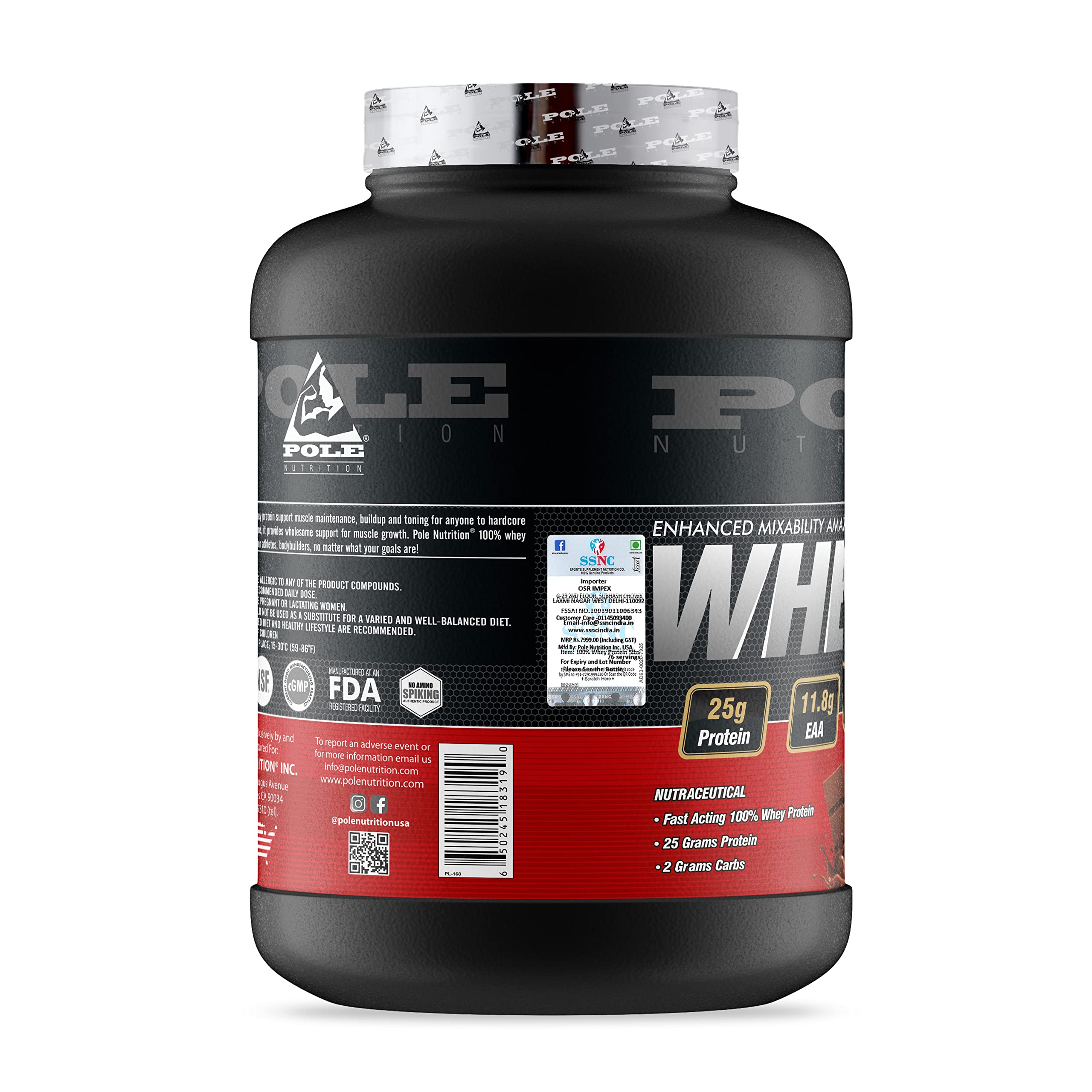 100% Whey Protein Powder - Rich Chocolate Flavor, 5 Lbs - 25G Protein, 11.8G Eaa For Optimal Muscle Building And Recovery — Amazon image 5